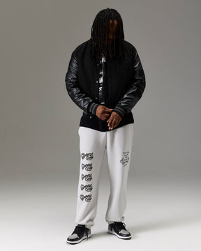 The Winner's Circle Varsity Jacket - Black