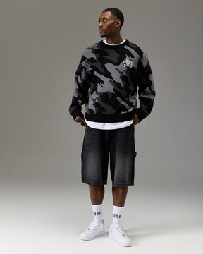 The Winner's Circle Knitwear Sweater - Black/Camo