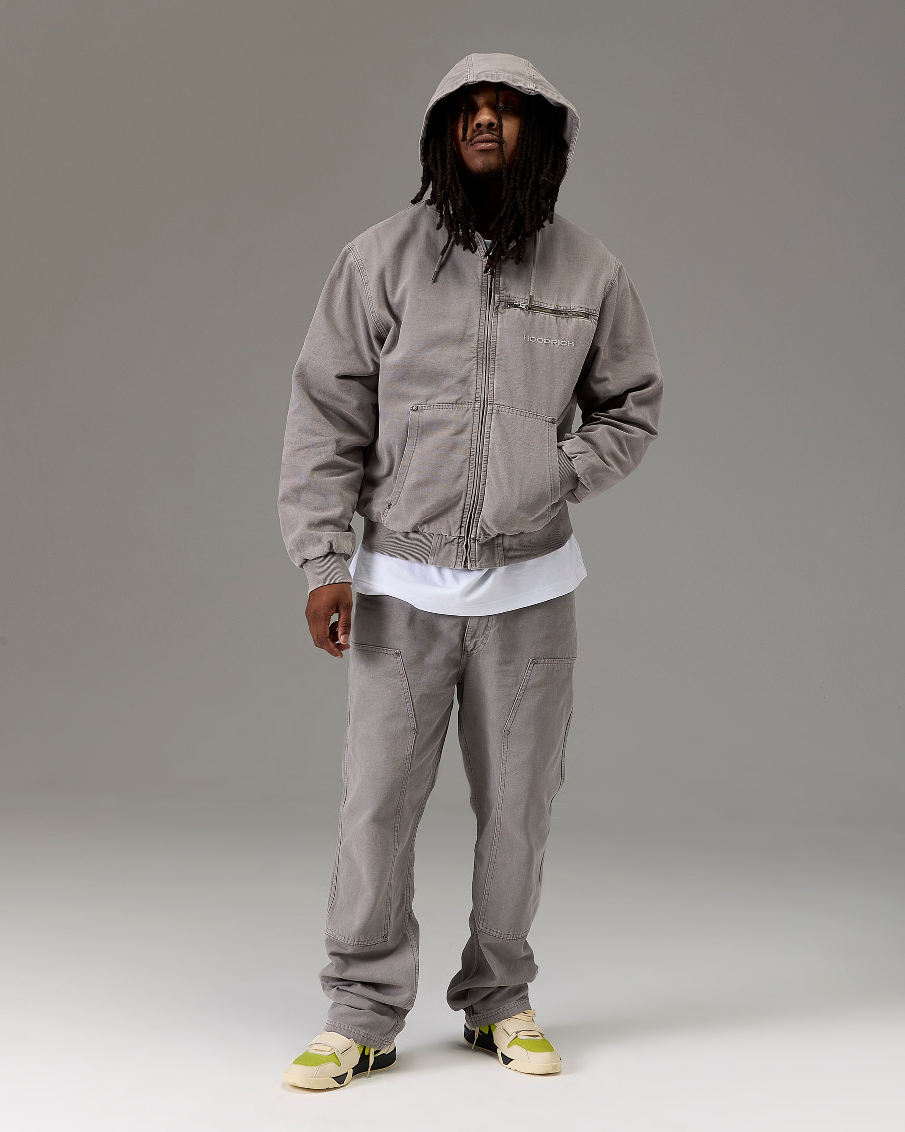 The Winner's Circle Canvas Jacket - Grey