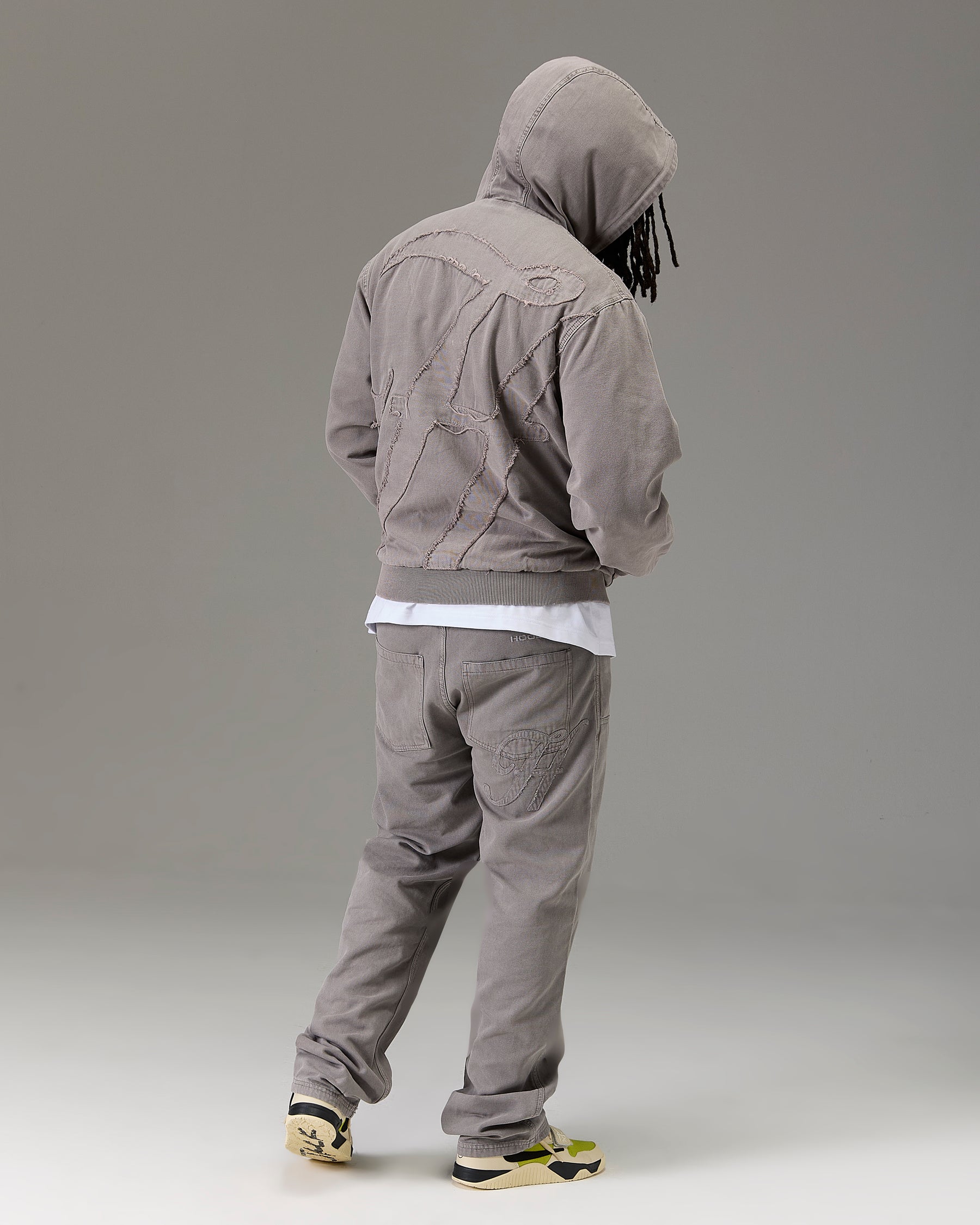 The Winner's Circle Canvas Jacket - Grey