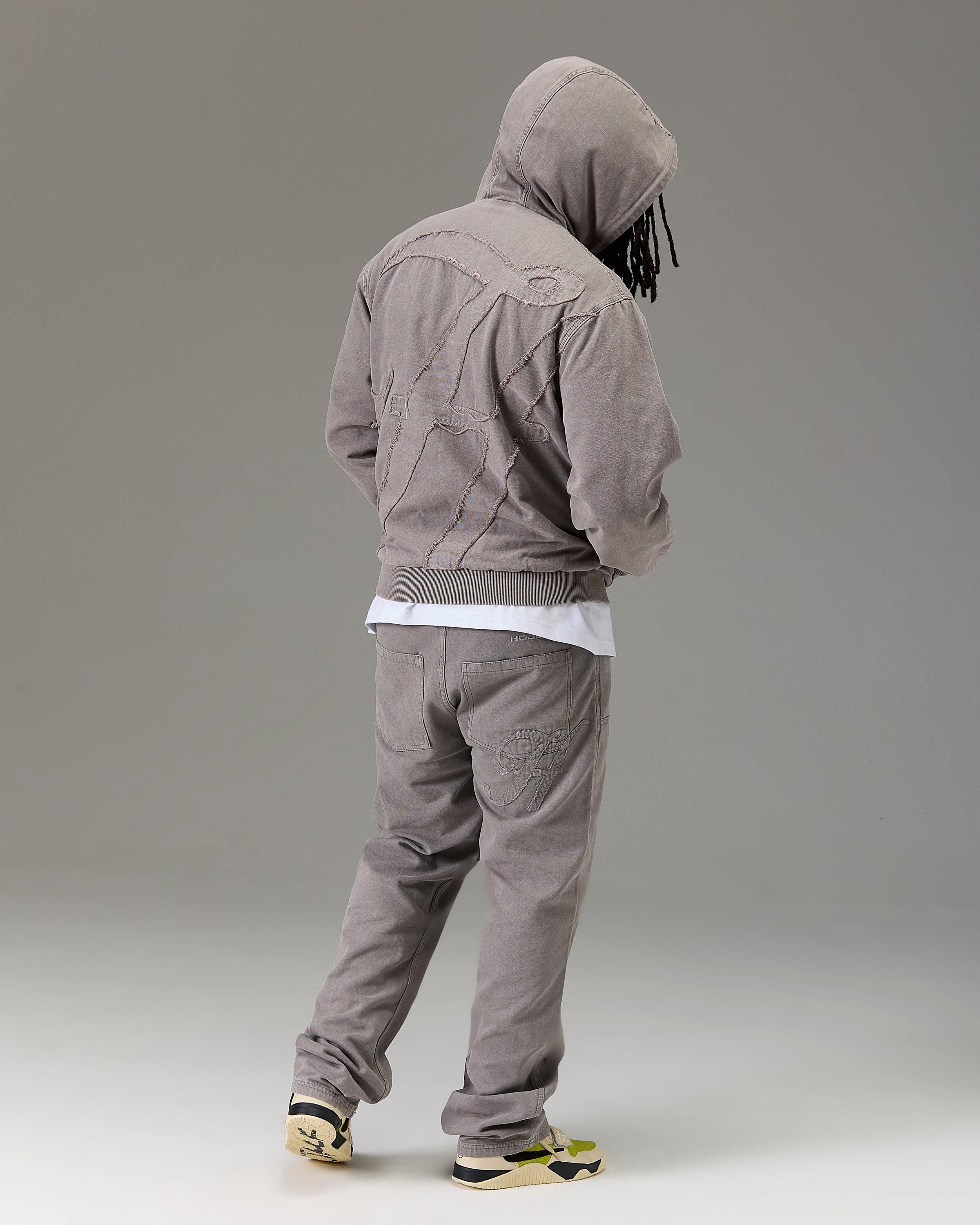The Winner's Circle Carpenter Canvas Pant - Grey