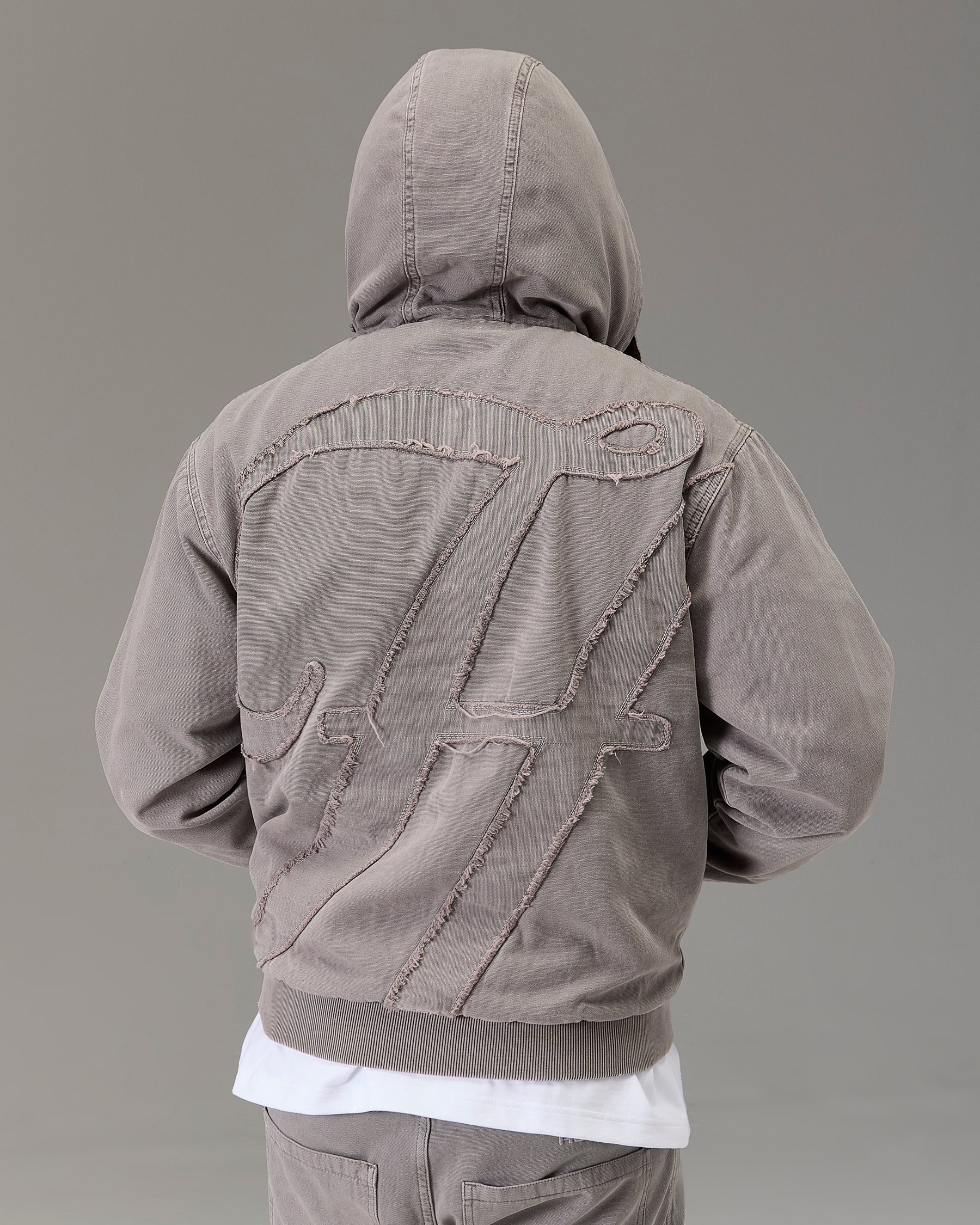 The Winner's Circle Canvas Jacket - Grey