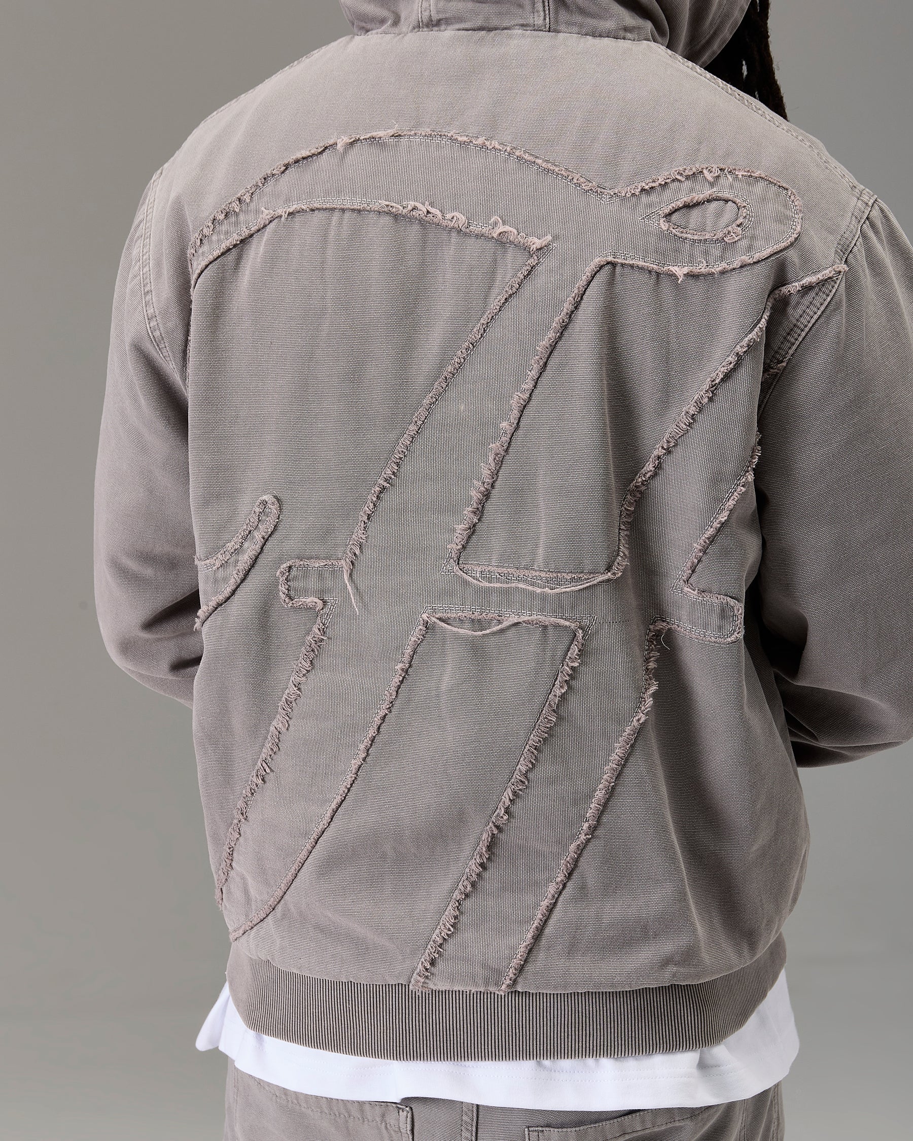 The Winner's Circle Canvas Jacket - Grey