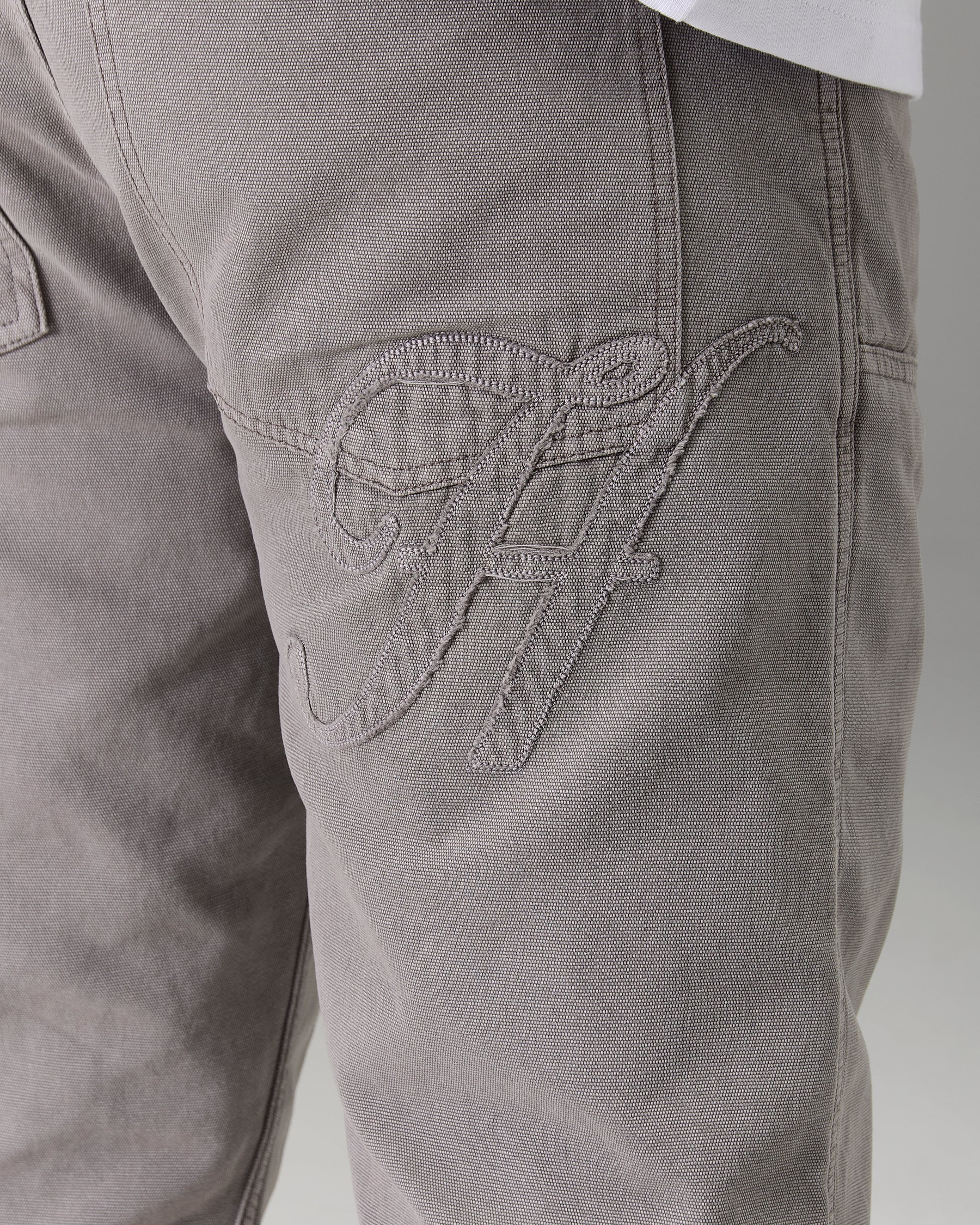 The Winner's Circle Carpenter Canvas Pant - Grey