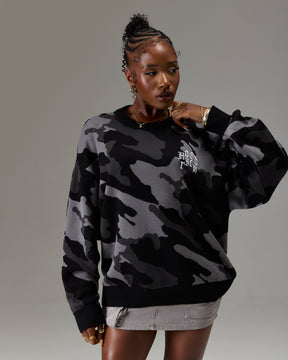 The Winner's Circle Knitwear Sweater - Black/Camo