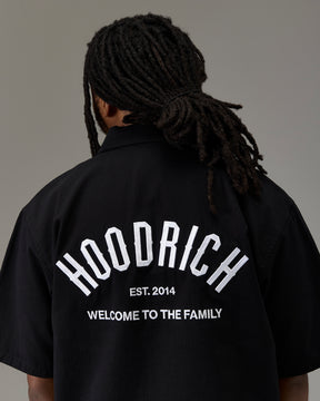 The Winner's Circle Ripstop Shirt - Black/White