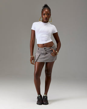 The Winner's Circle Applique Baby Tee - White