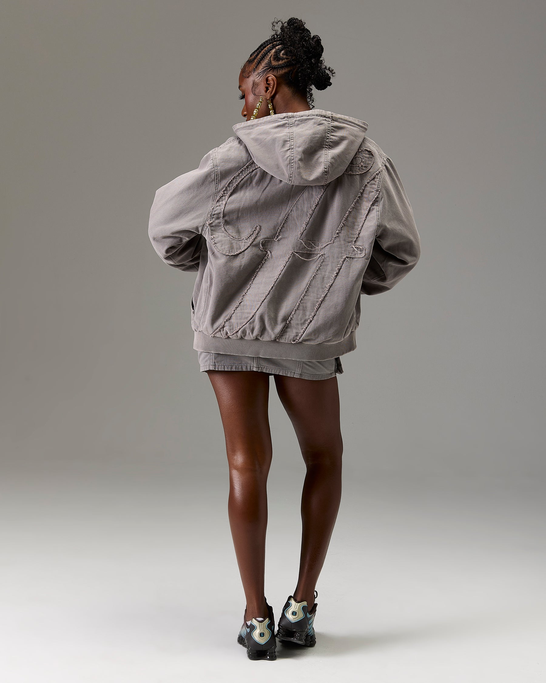 The Winner's Circle Canvas Jacket - Grey