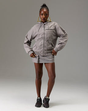 The Winner's Circle Canvas Jacket - Grey