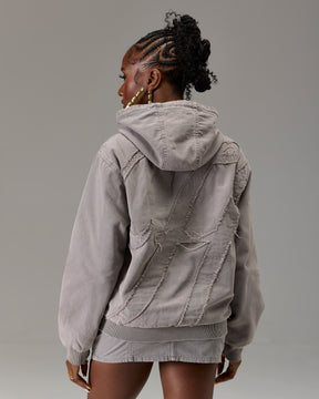 The Winner's Circle Canvas Jacket - Grey