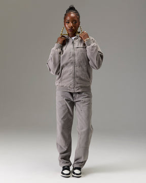 The Winner's Circle Carpenter Canvas Pant - Grey