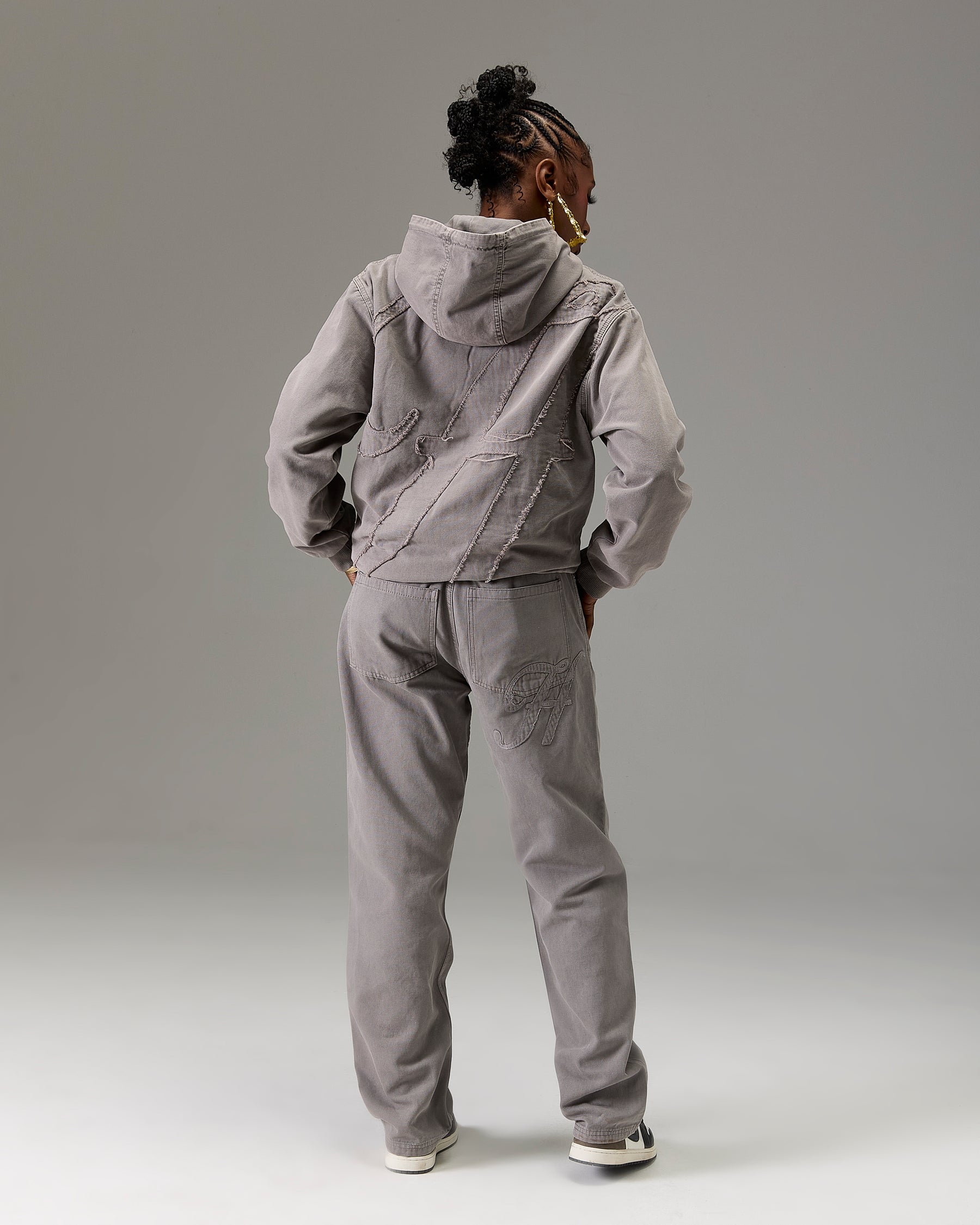 The Winner's Circle Canvas Jacket - Grey