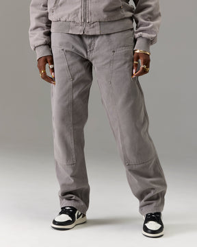 The Winner's Circle Carpenter Canvas Pant - Grey