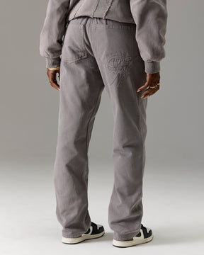 The Winner's Circle Carpenter Canvas Pant - Grey