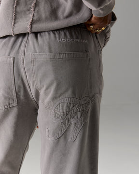 The Winner's Circle Carpenter Canvas Pant - Grey
