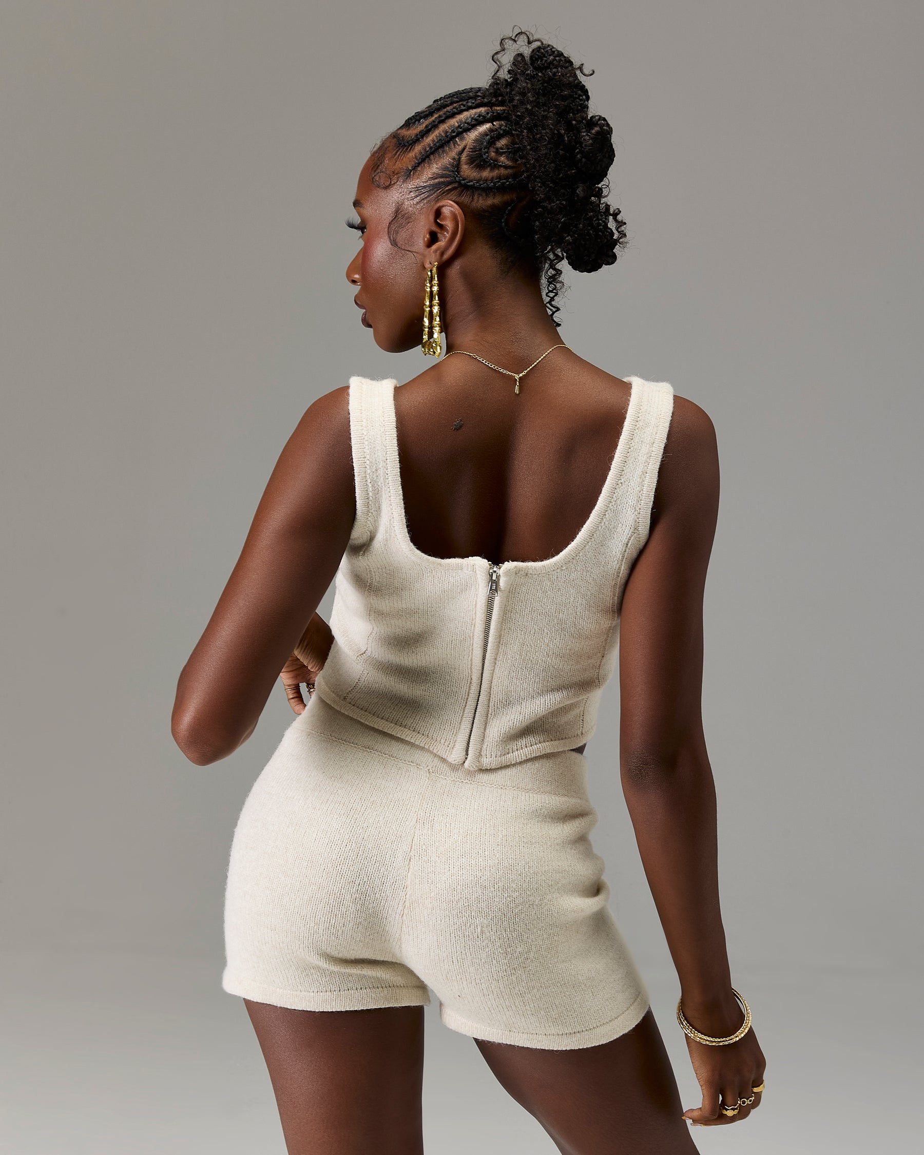 The Winner's Circle Knitted Top - Marl