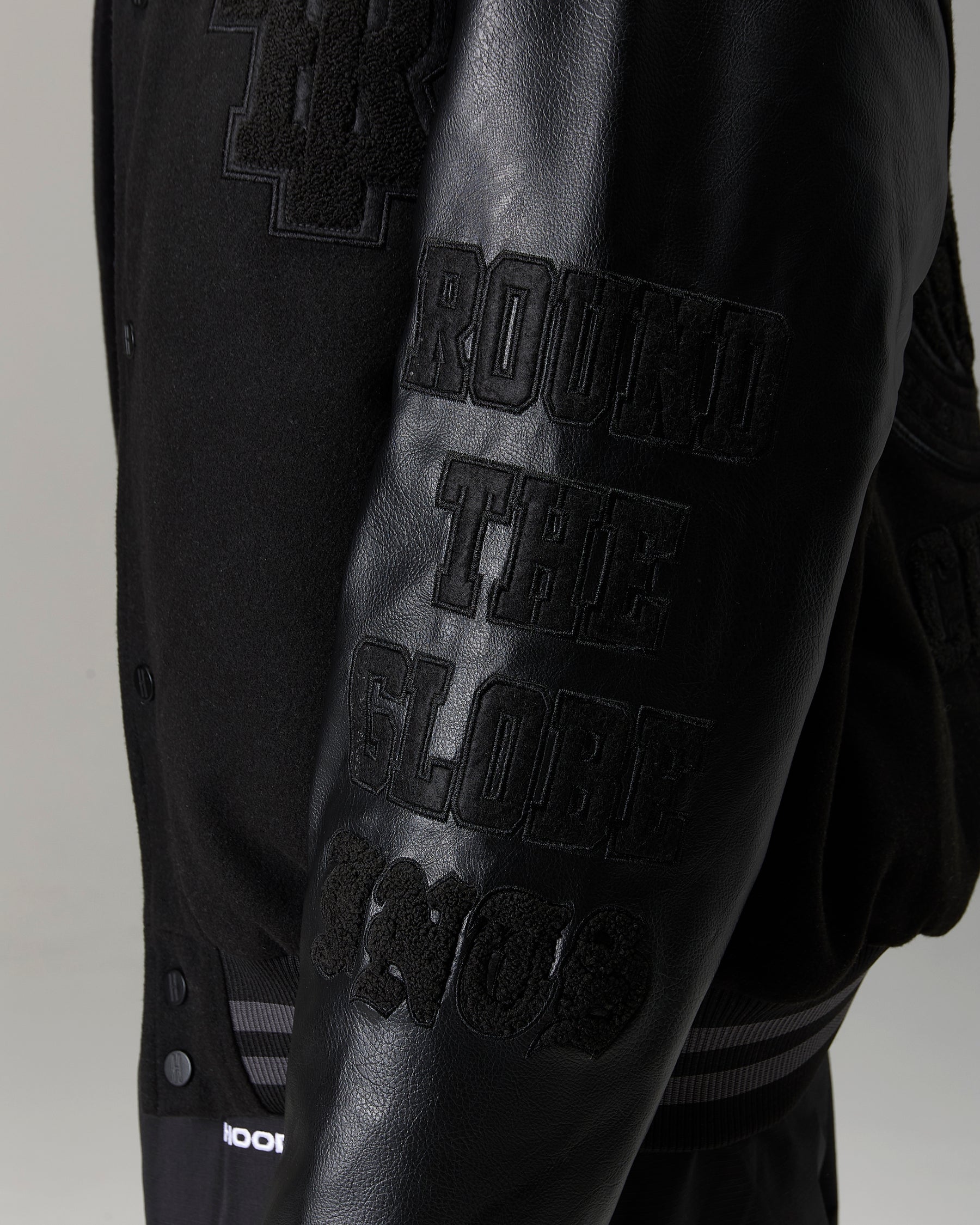 The Winner's Circle Varsity Jacket - Black