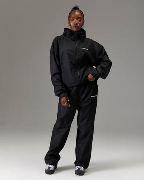 The Winner's Circle Ripstop Woven Pant - Black/White