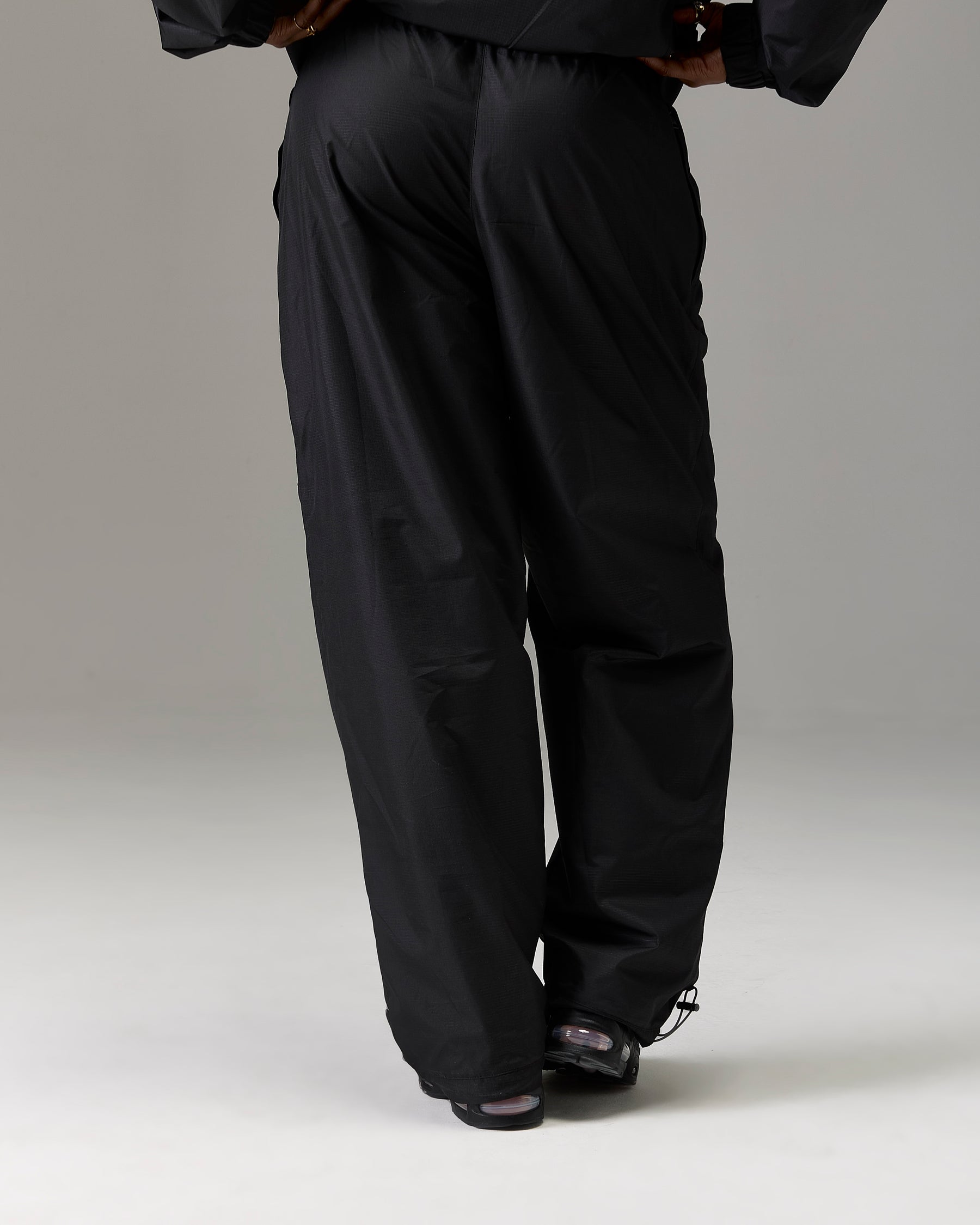 The Winner's Circle Ripstop Woven Pant - Black/White