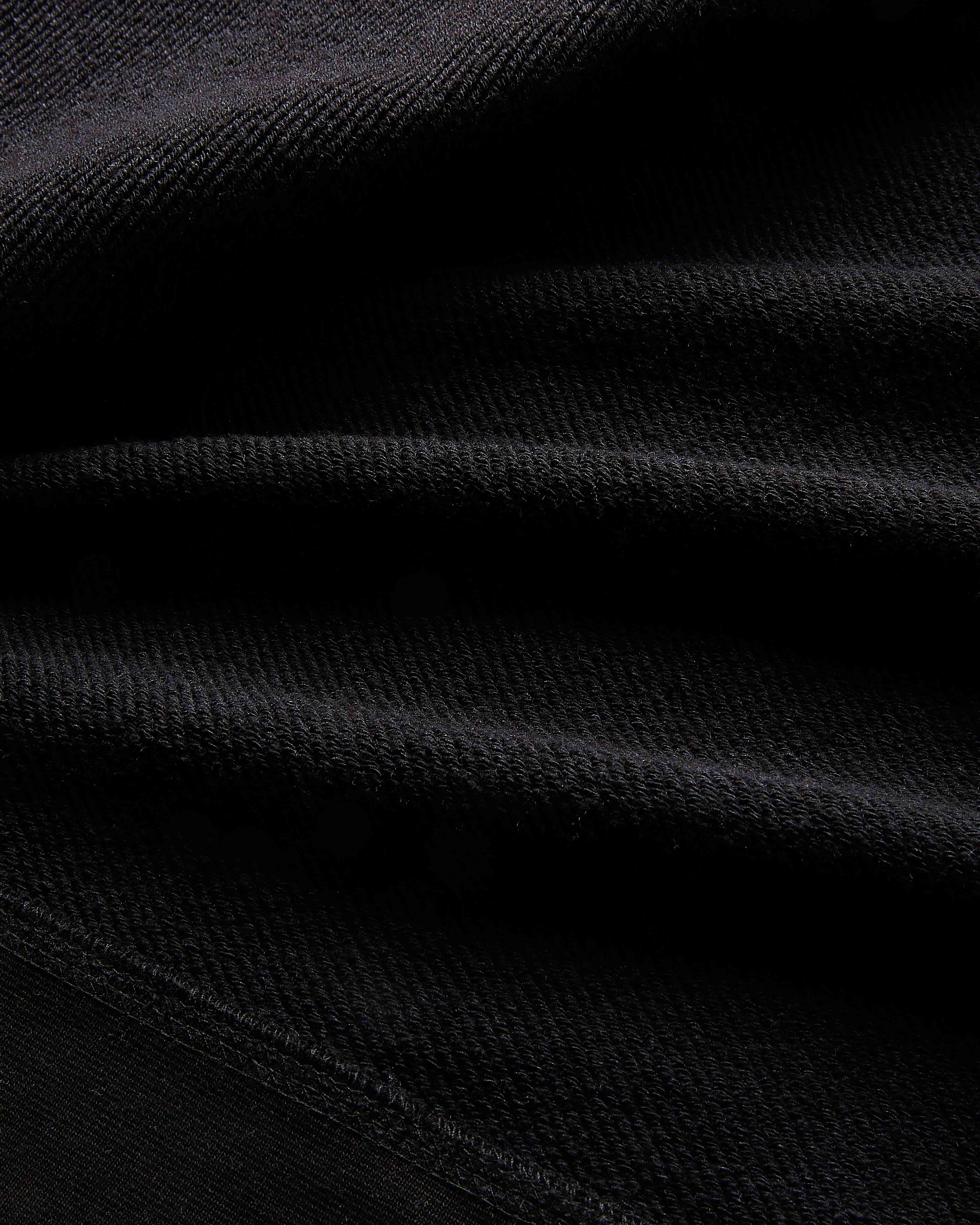 Close-up of black fabric texture