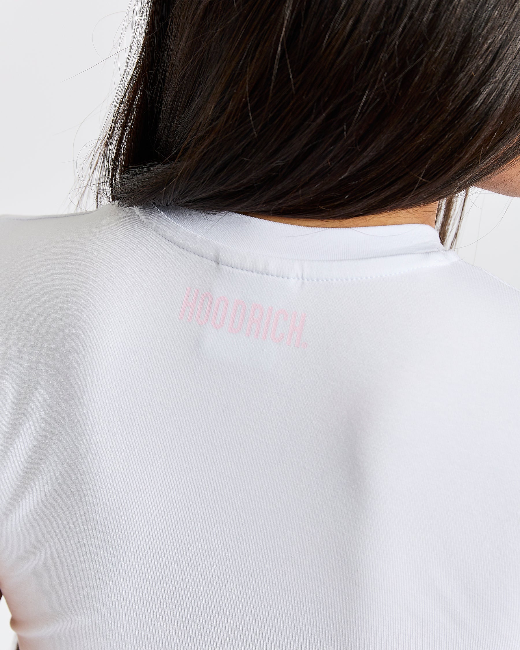 Living The Rich Fitted Tee - White/Pink