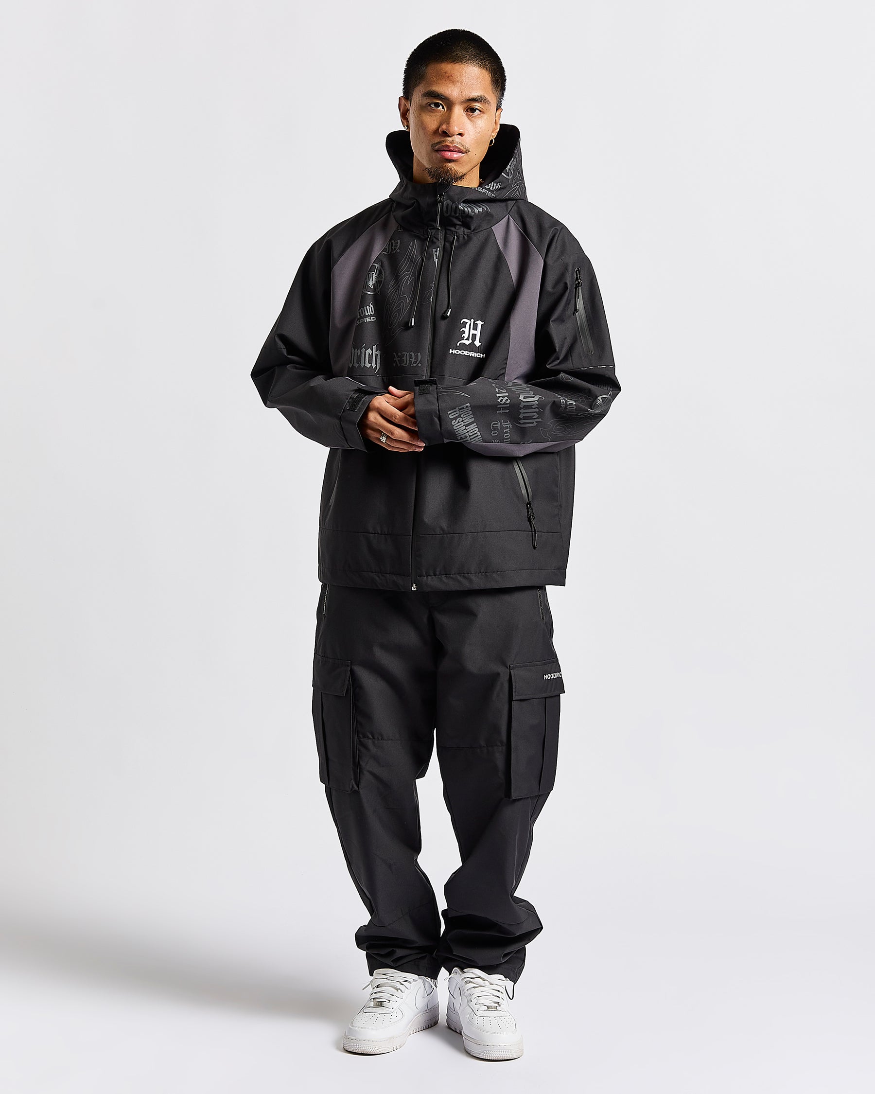 Chroma Shell Jacket - Black/White