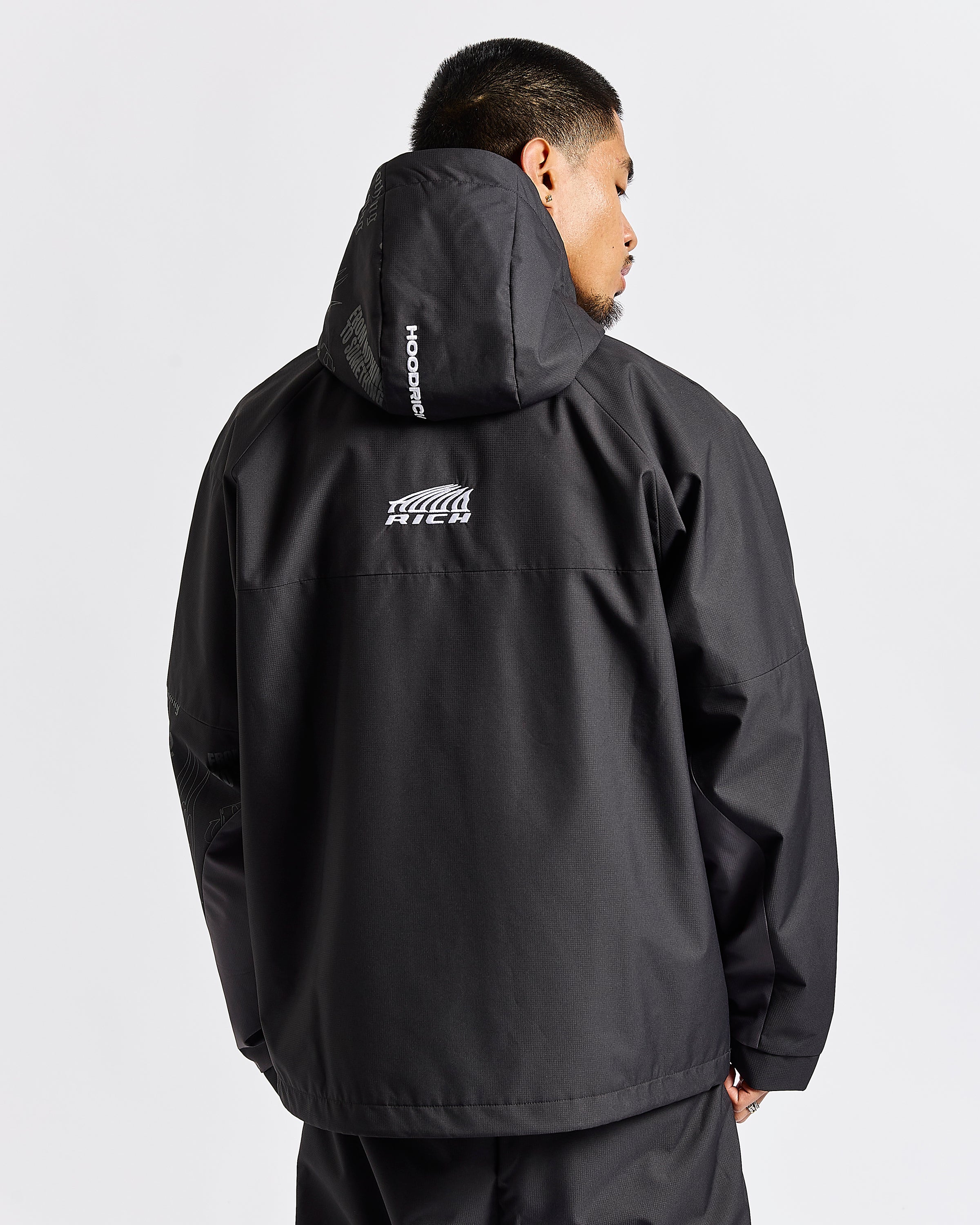 Chroma Shell Jacket - Black/White
