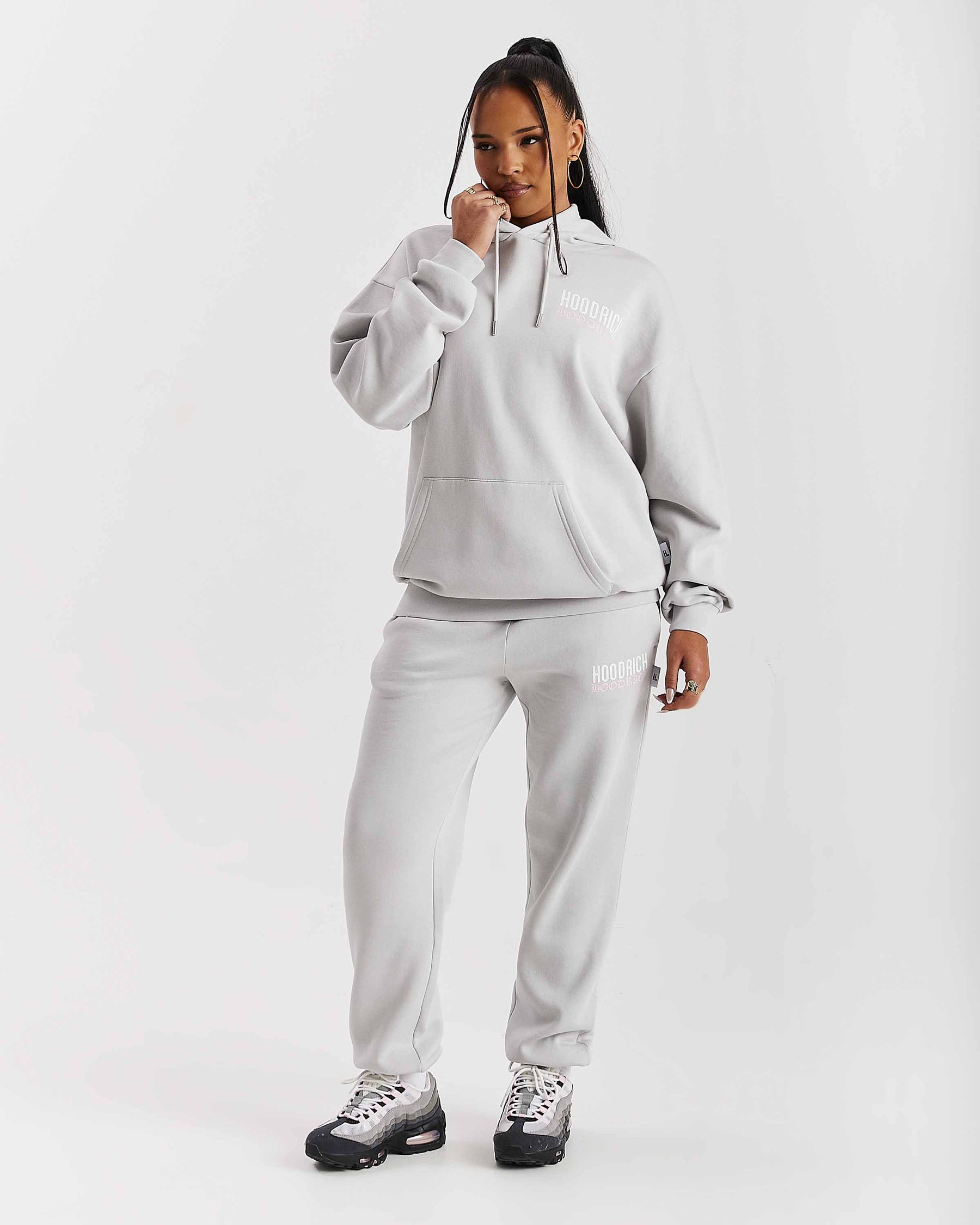 Flex Joggers - Grey/White/Pink