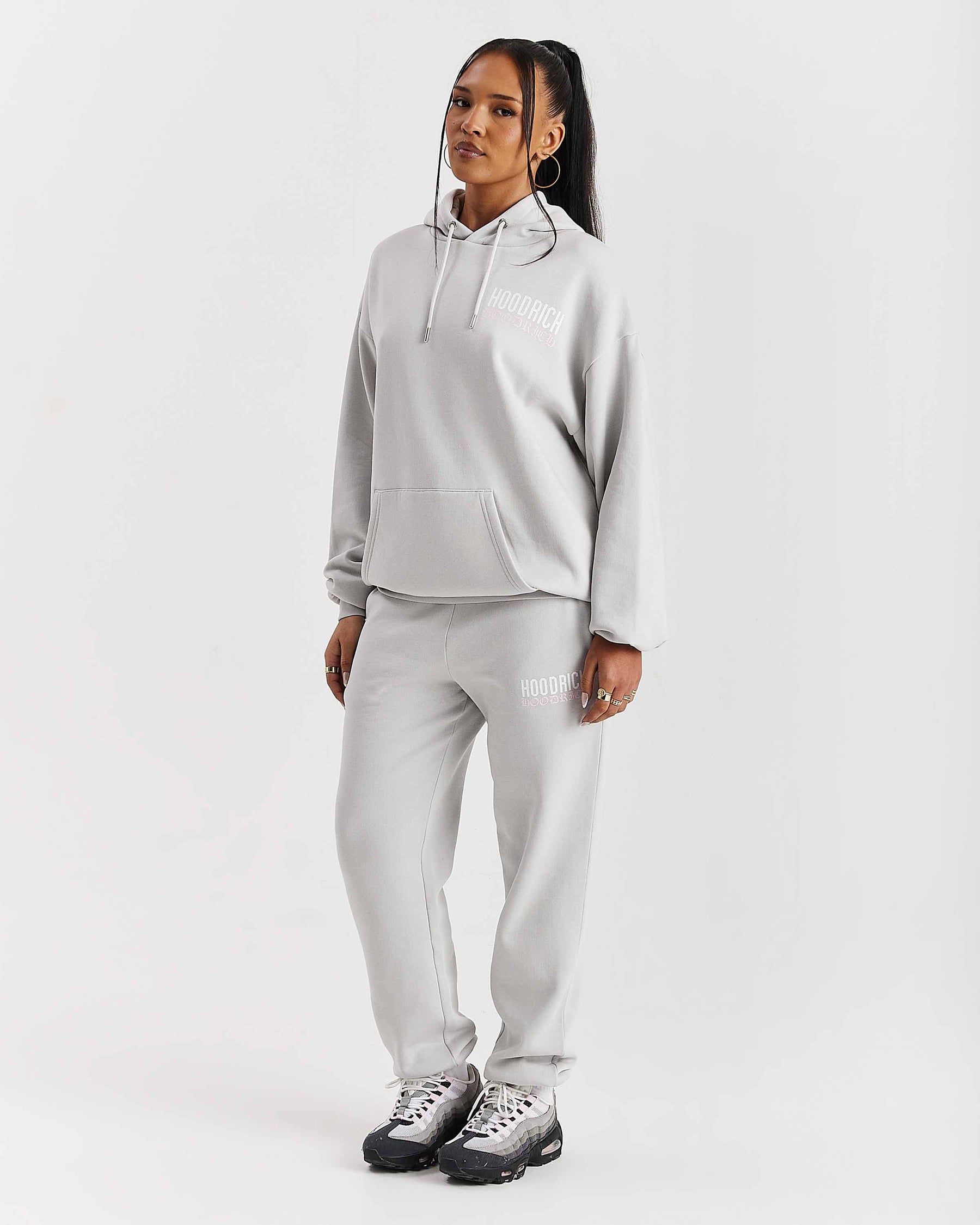 Flex Joggers - Grey/White/Pink