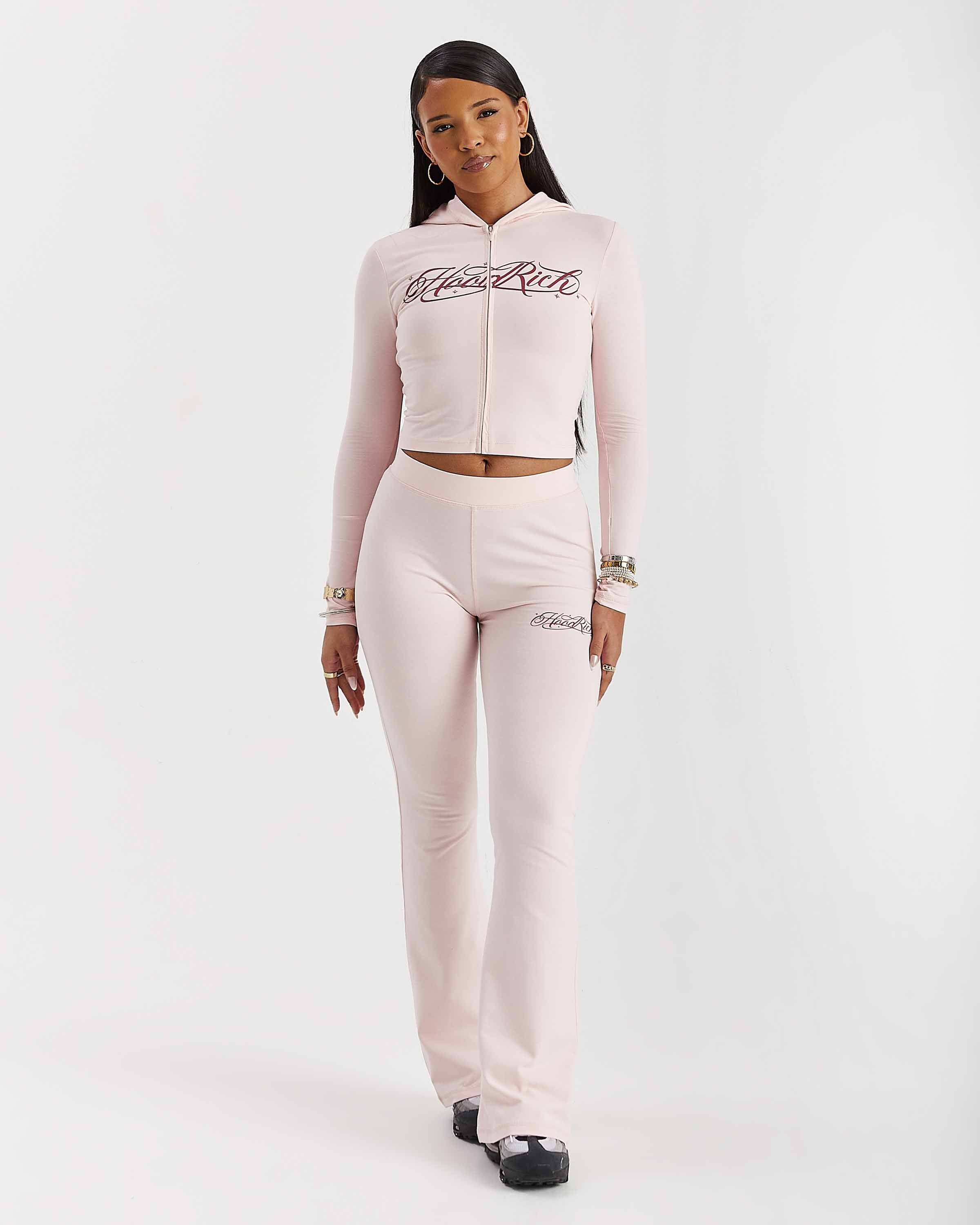 Solace Flare Leggings - Pink