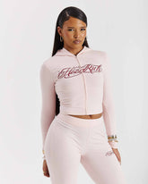 Solace Fitted Zip Top - Pink