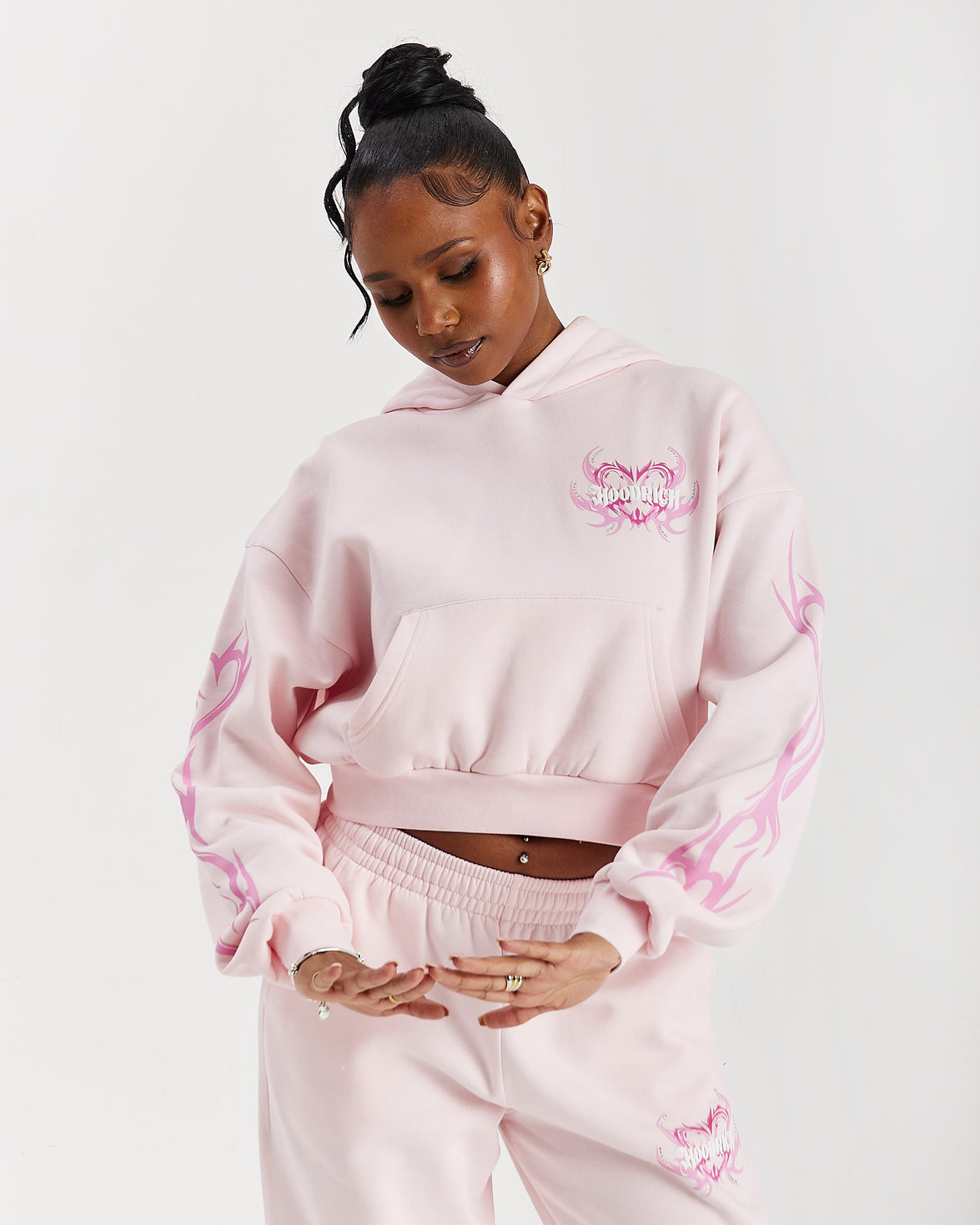 Flux Boxy Hoodie - Pink