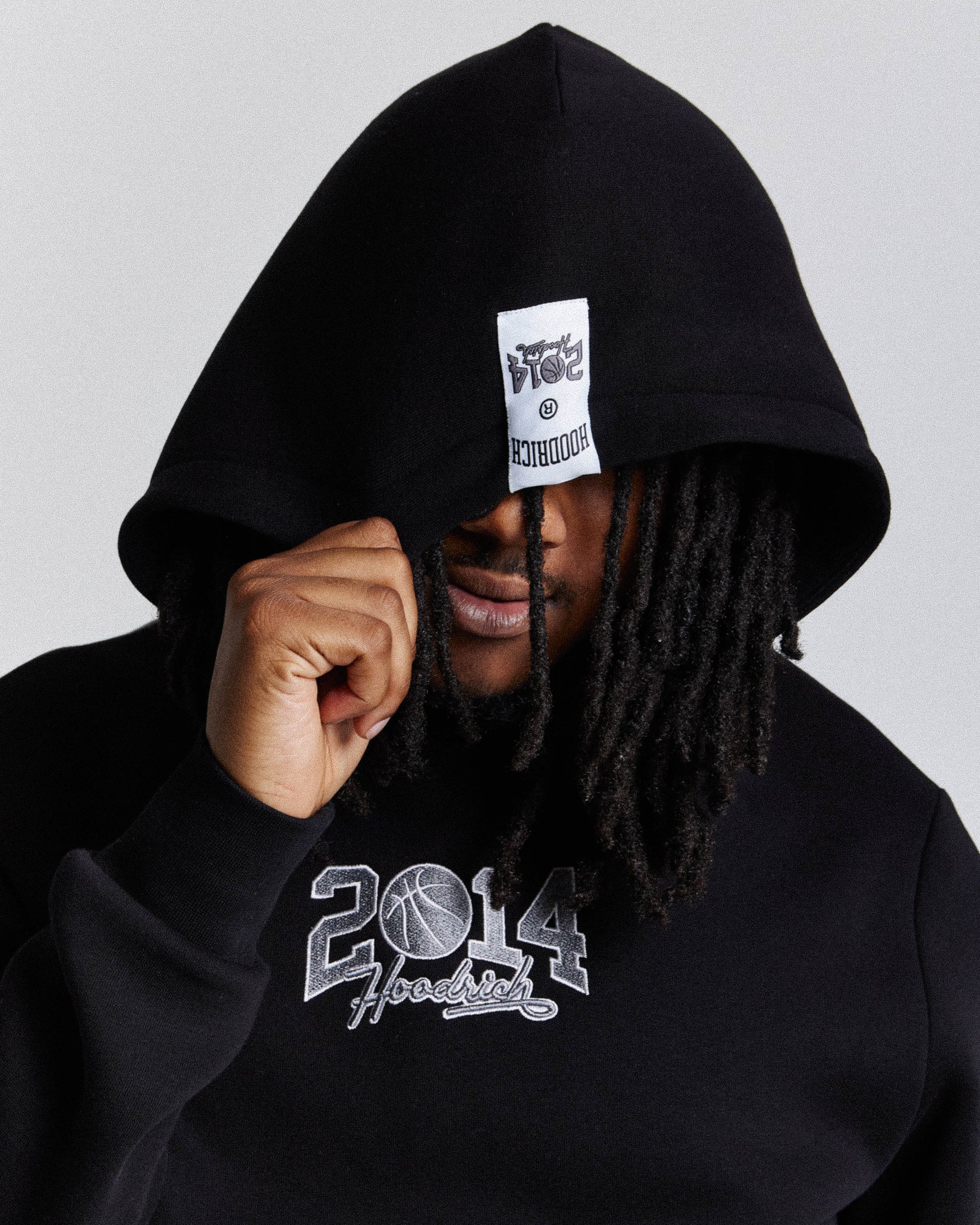 Menace Hoodie - Black/White/Grey