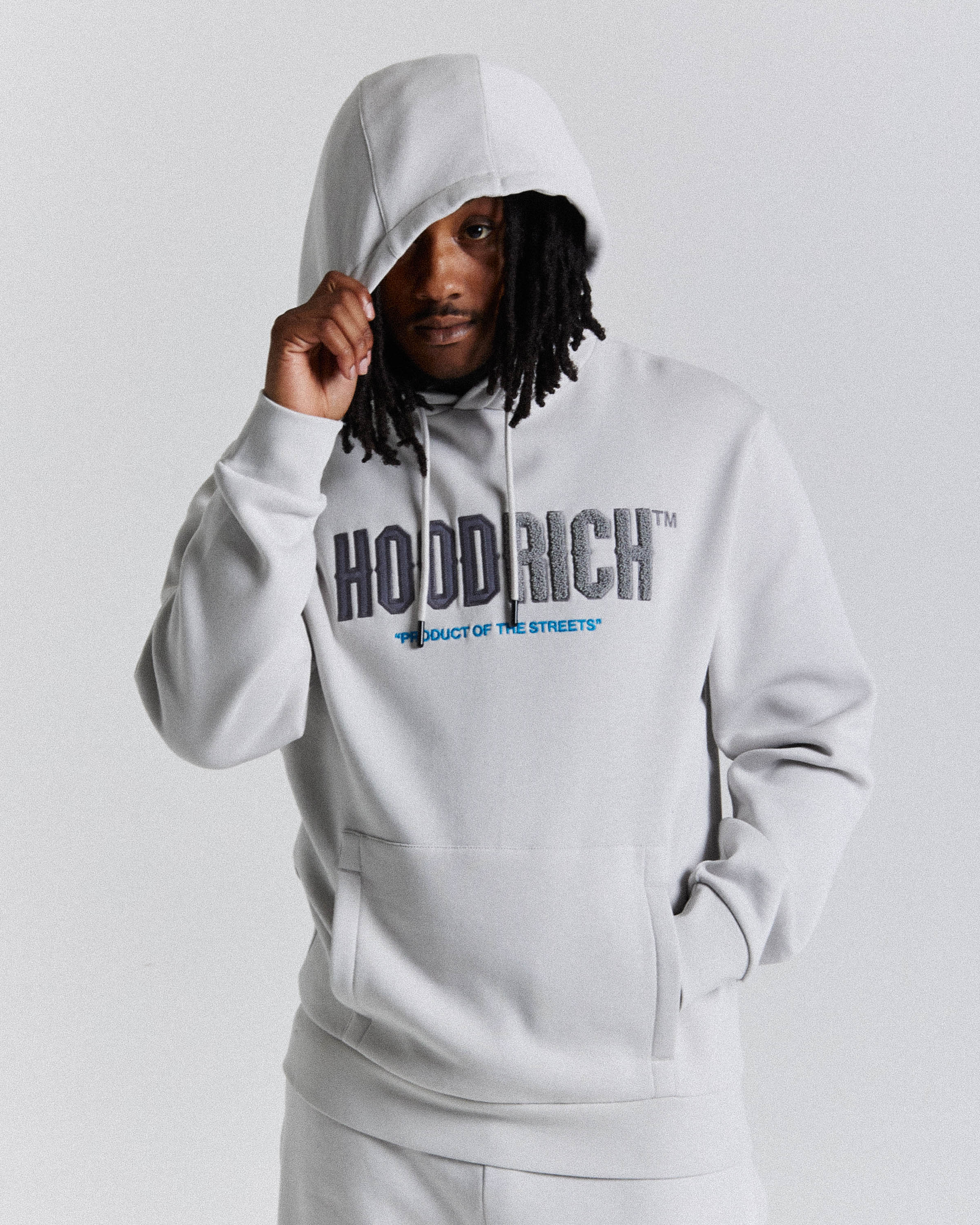 Hoodrich shops grey tracksuit