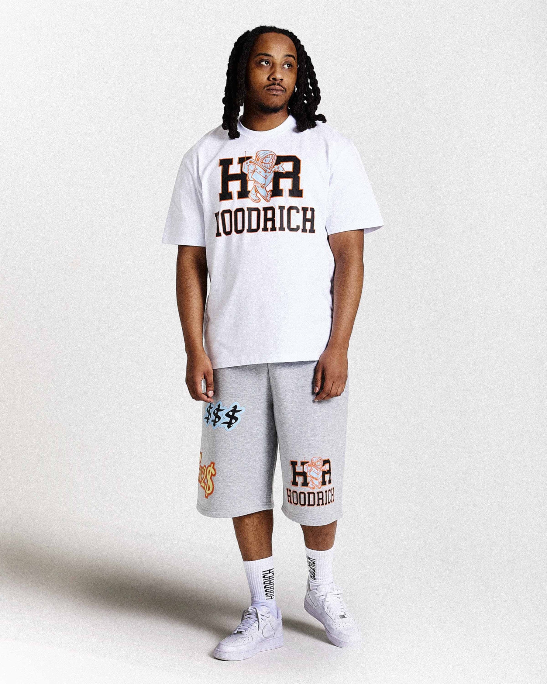 Loony Oversized T-Shirt - White/Black