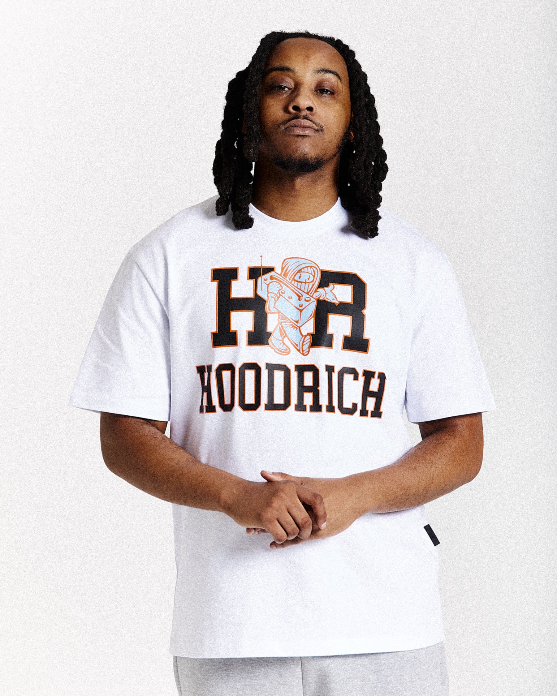 Loony Oversized T-Shirt - White/Black