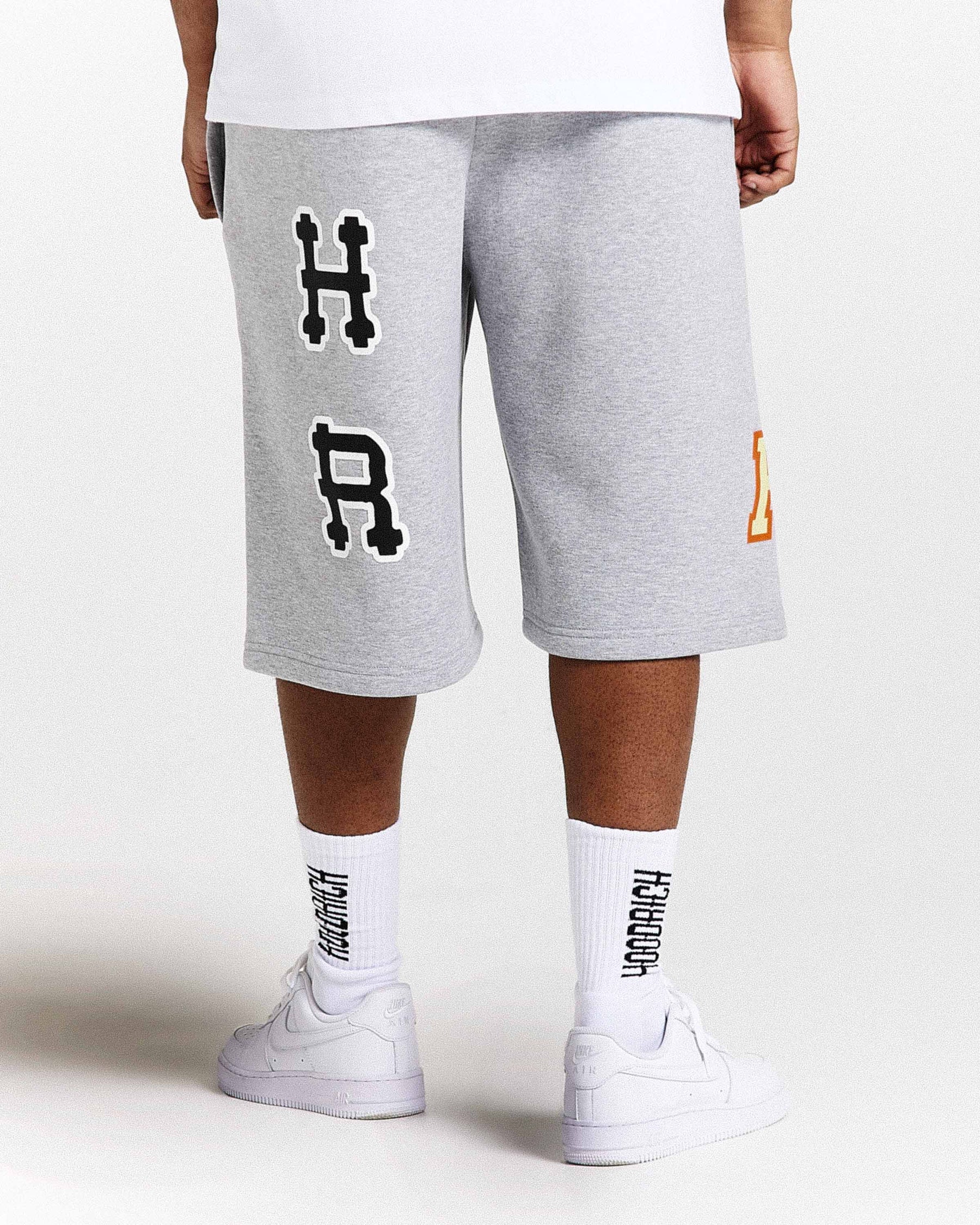 Loony Oversized Shorts - Dark Grey/White