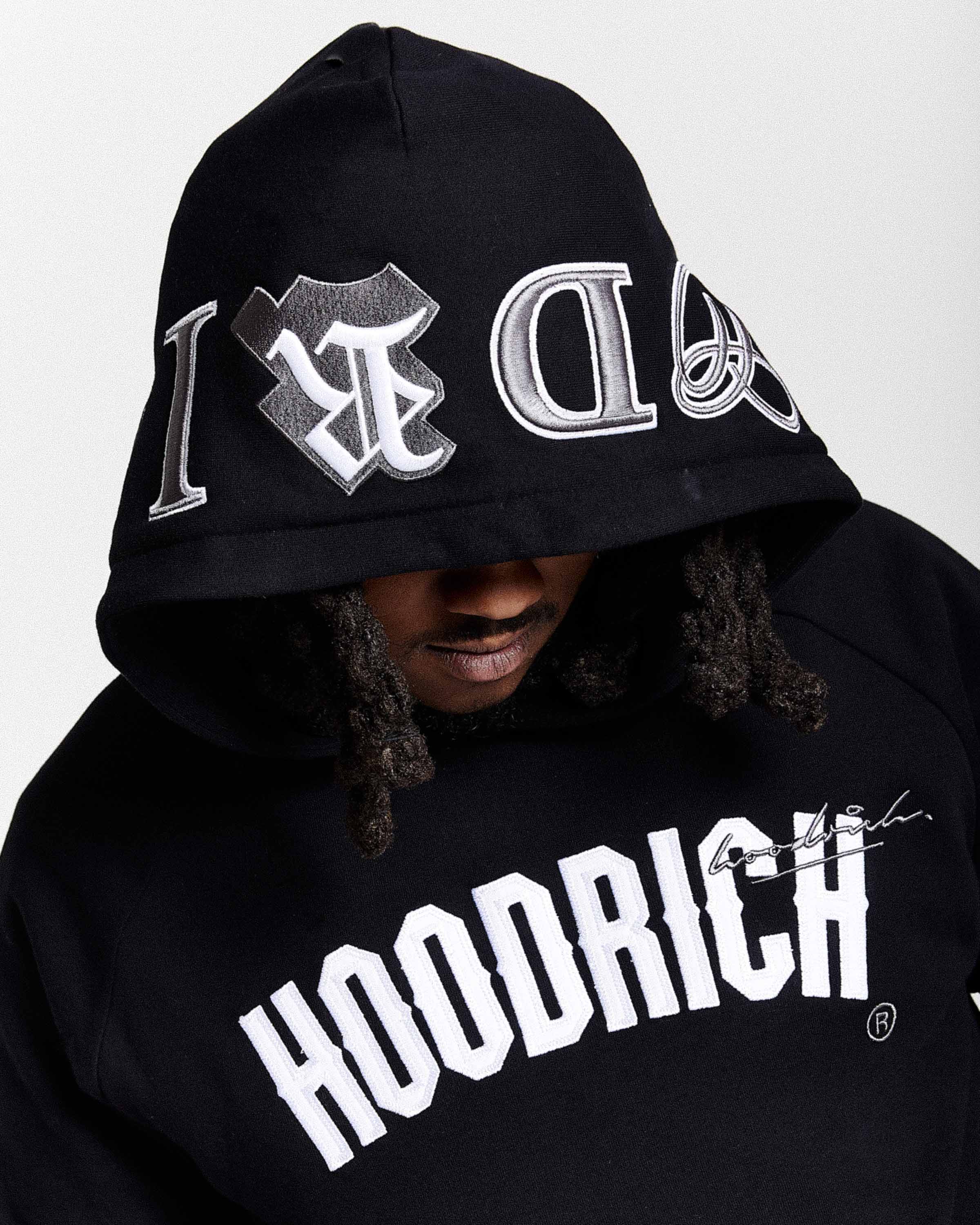 Stature Hoodie - Black/White/Grey