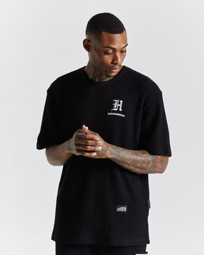 Chroma Waffle Oversized T-Shirt - Black/White