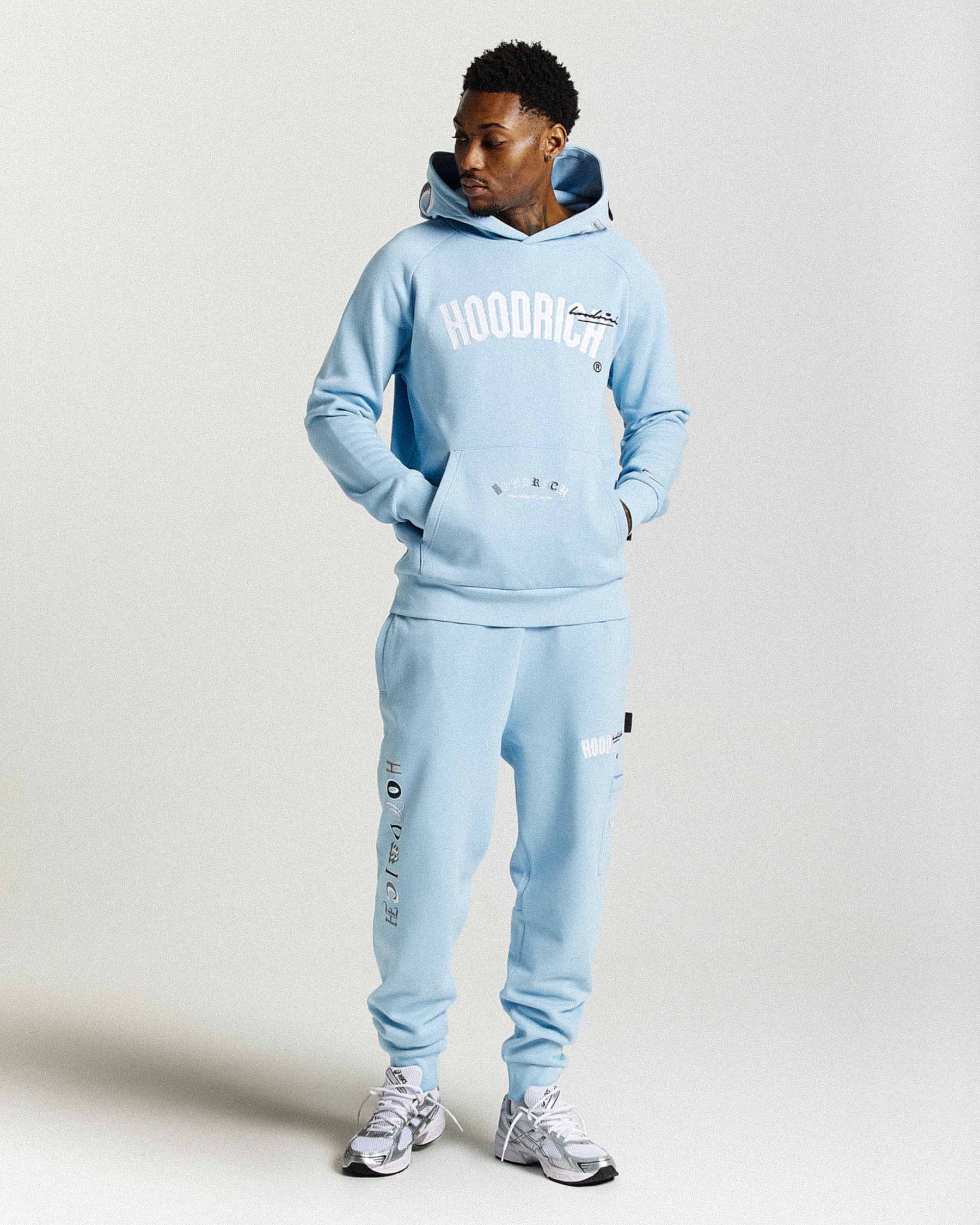 Heat Joggers - Blue/White