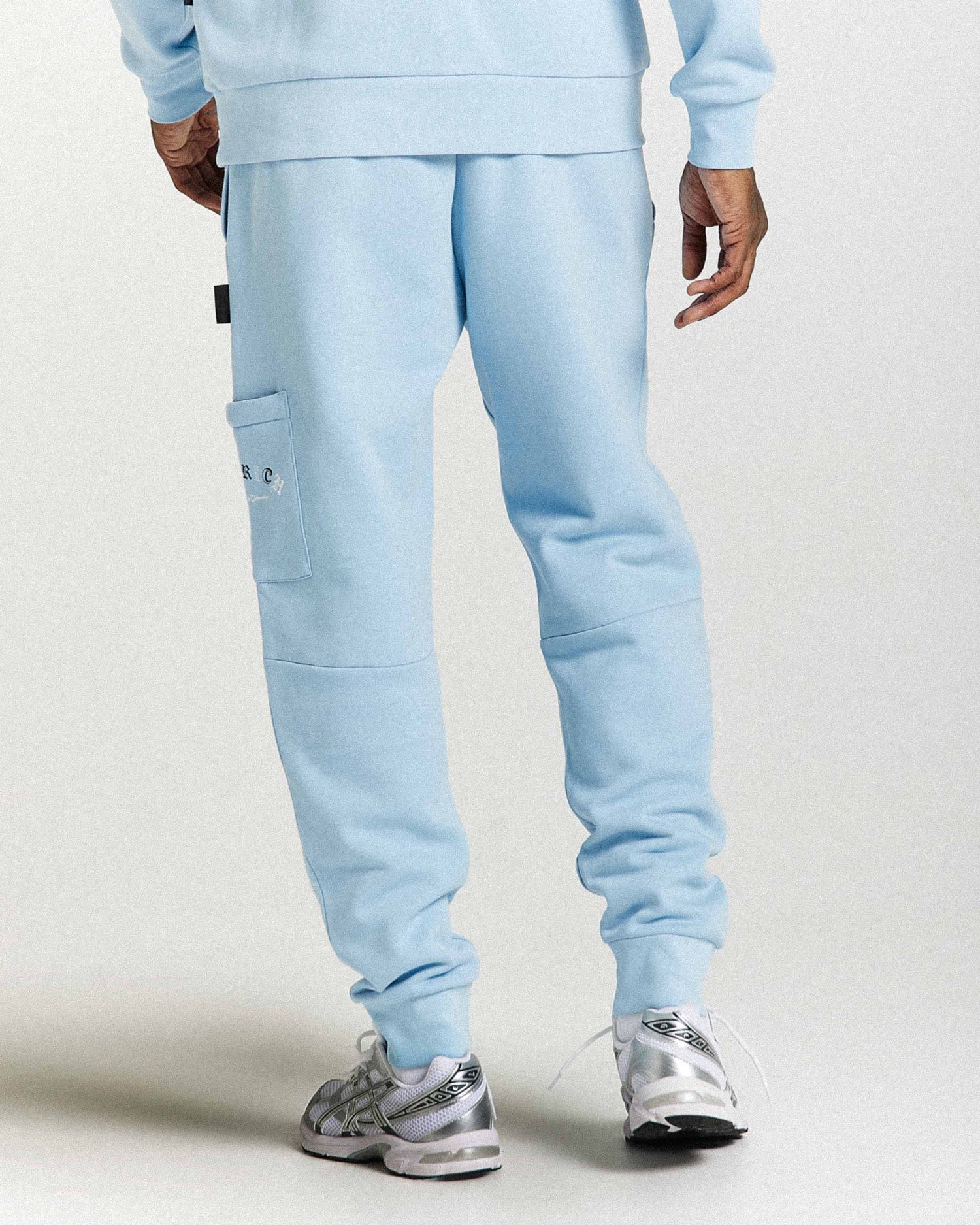 Heat Joggers - Blue/White