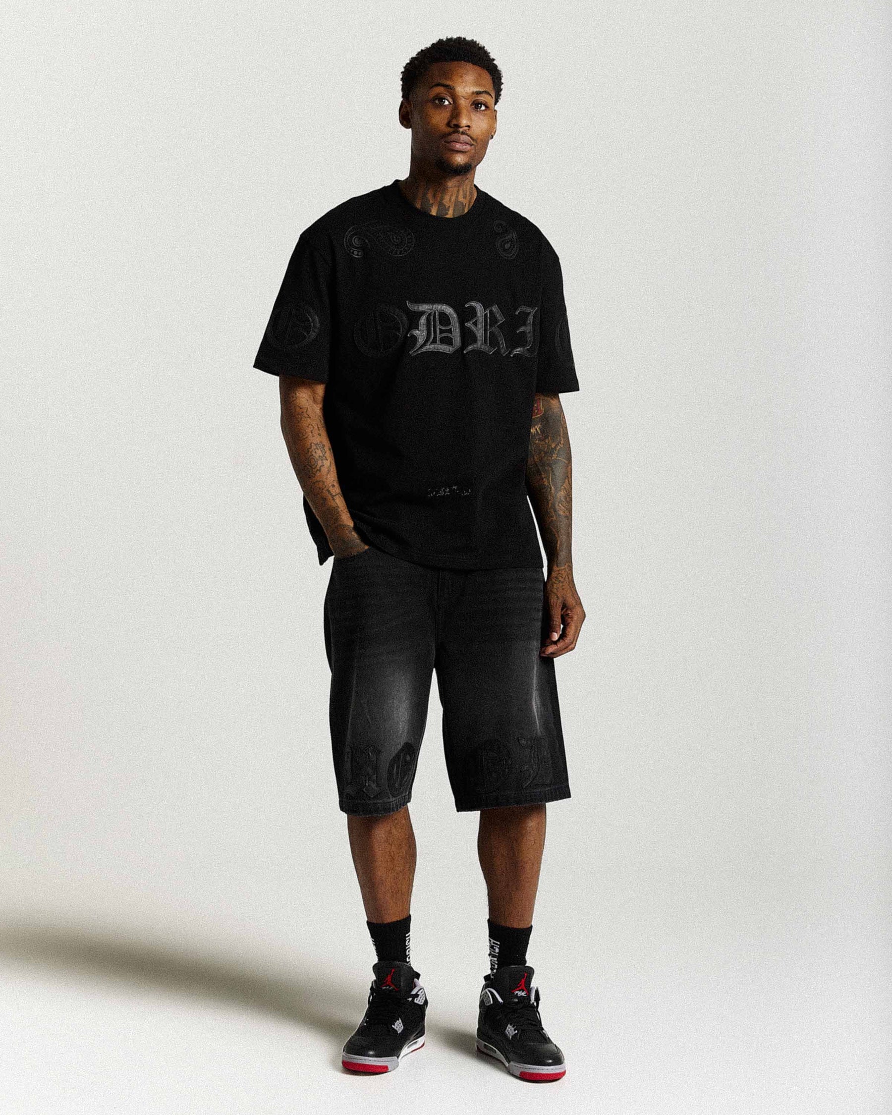 Inkline Oversized Joggers - Black