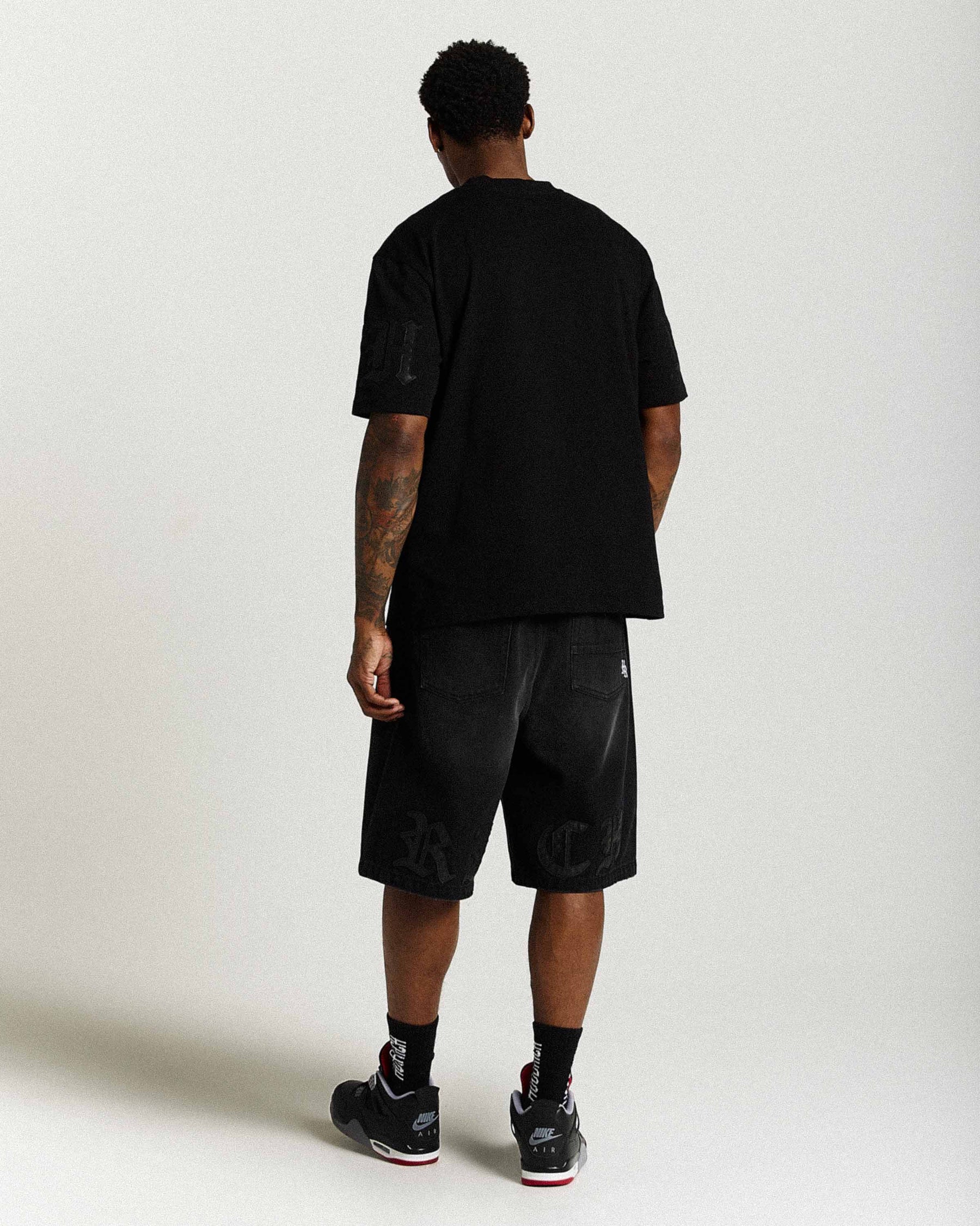 Inkline Denim Jort - Black Wash