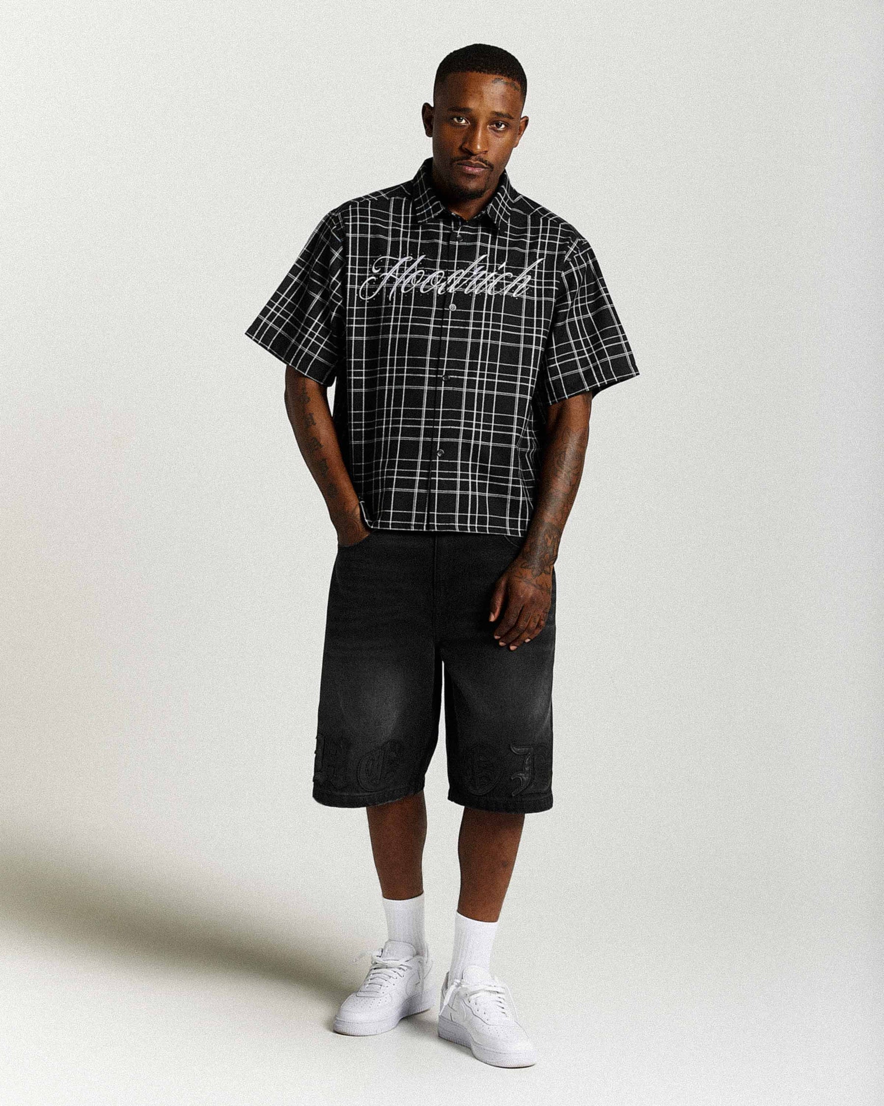 Rito Oversized Shirt - Black/White