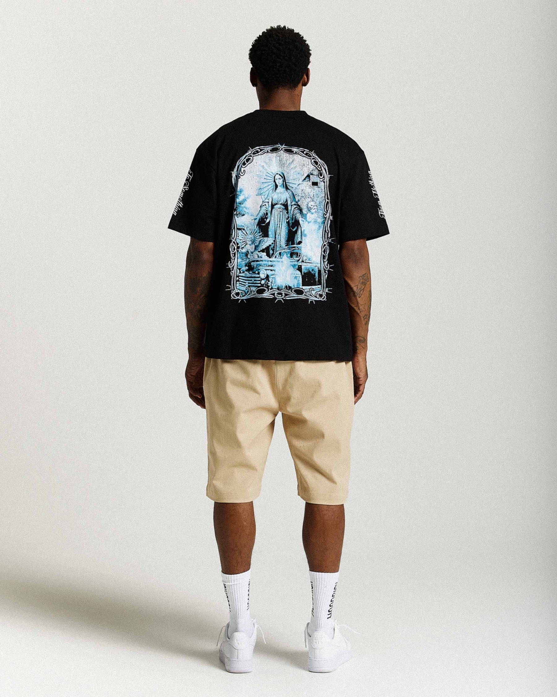 Rito Oversized T-Shirt - Black/White/Blue