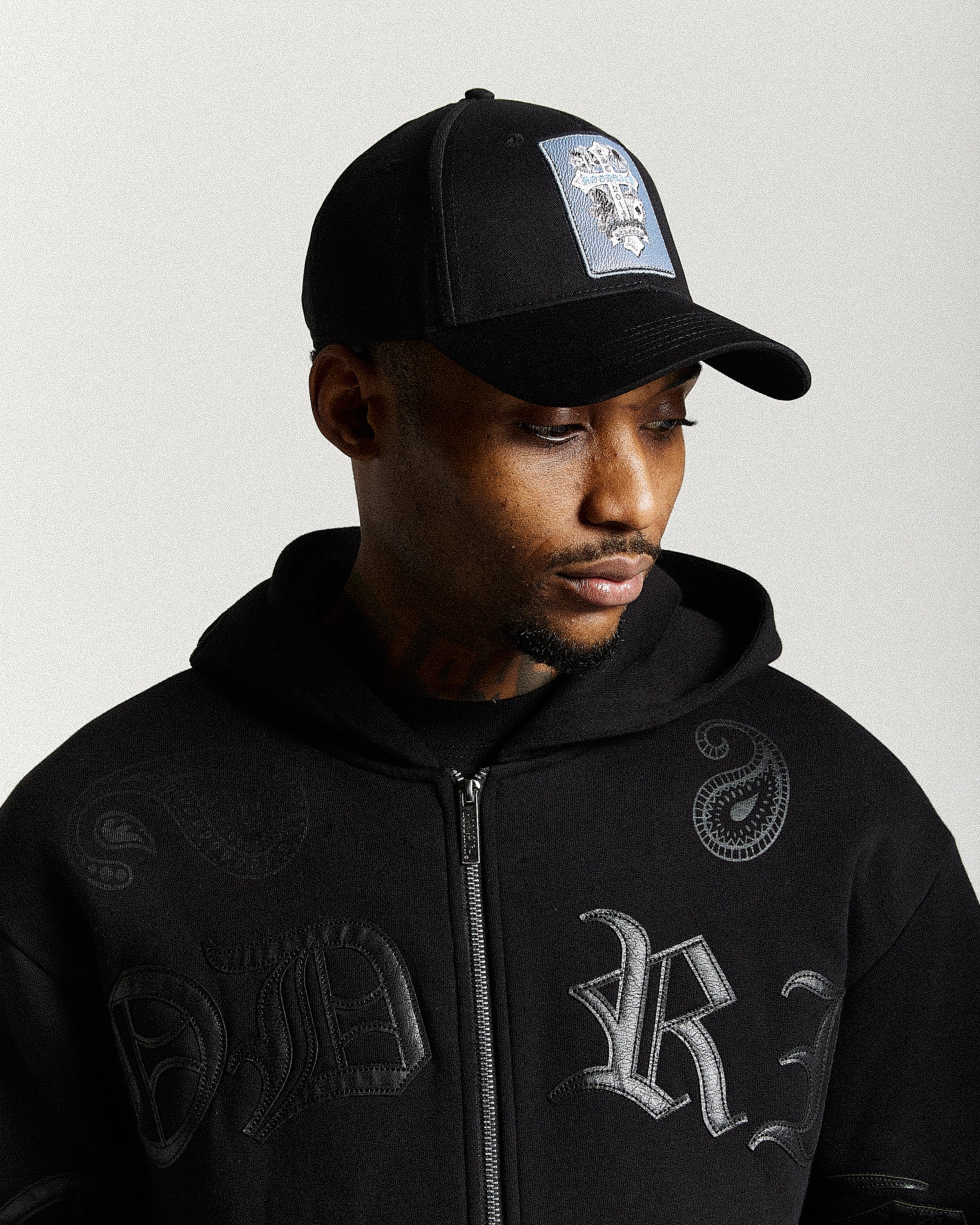 Cross Cap | Black/Blue | Hoodrich UK