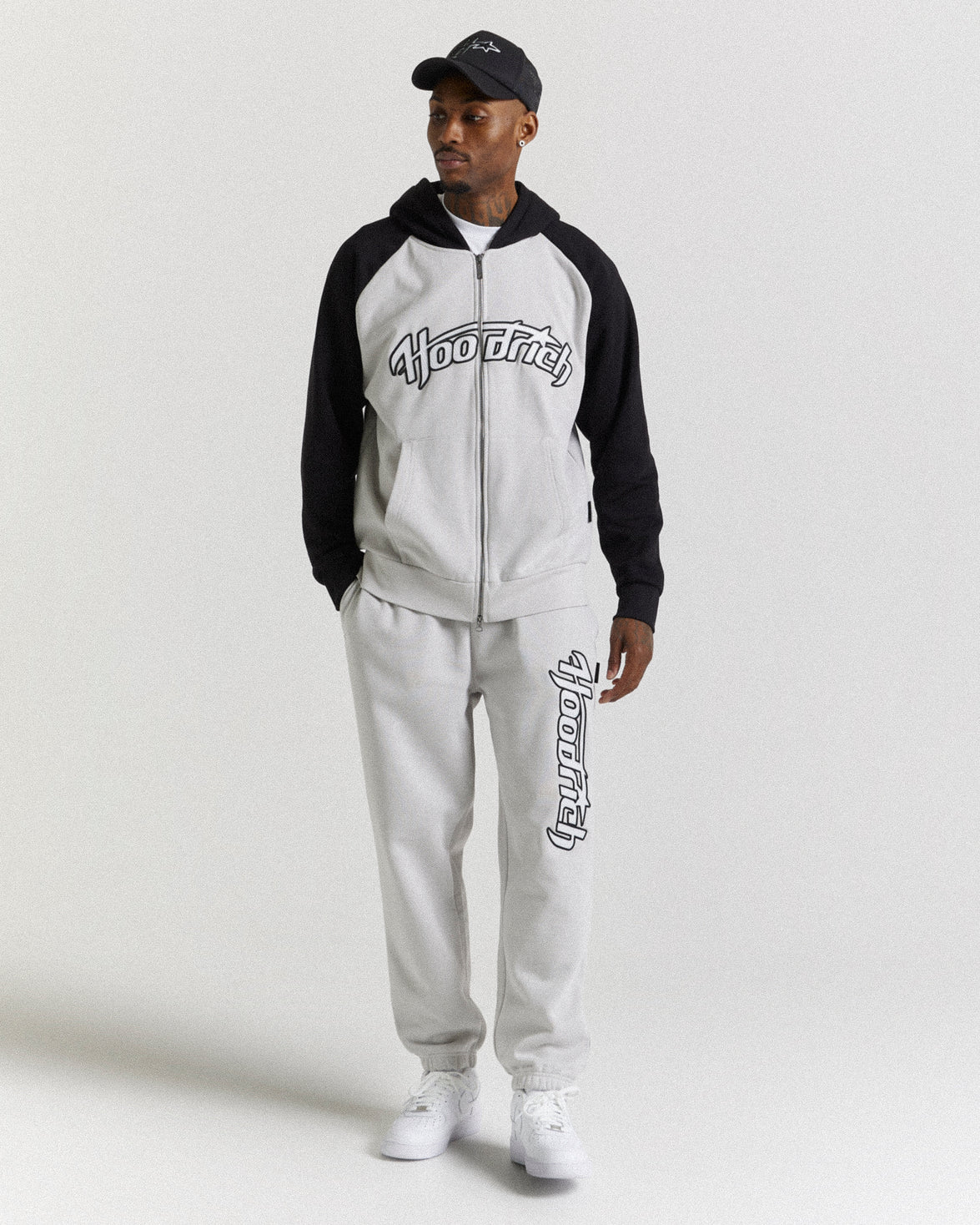 Galaxy Oversized Joggers - Grey/Black