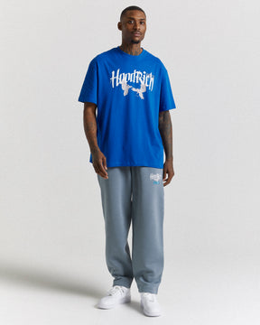 Rise Oversized T-Shirt - Blue/White/Grey