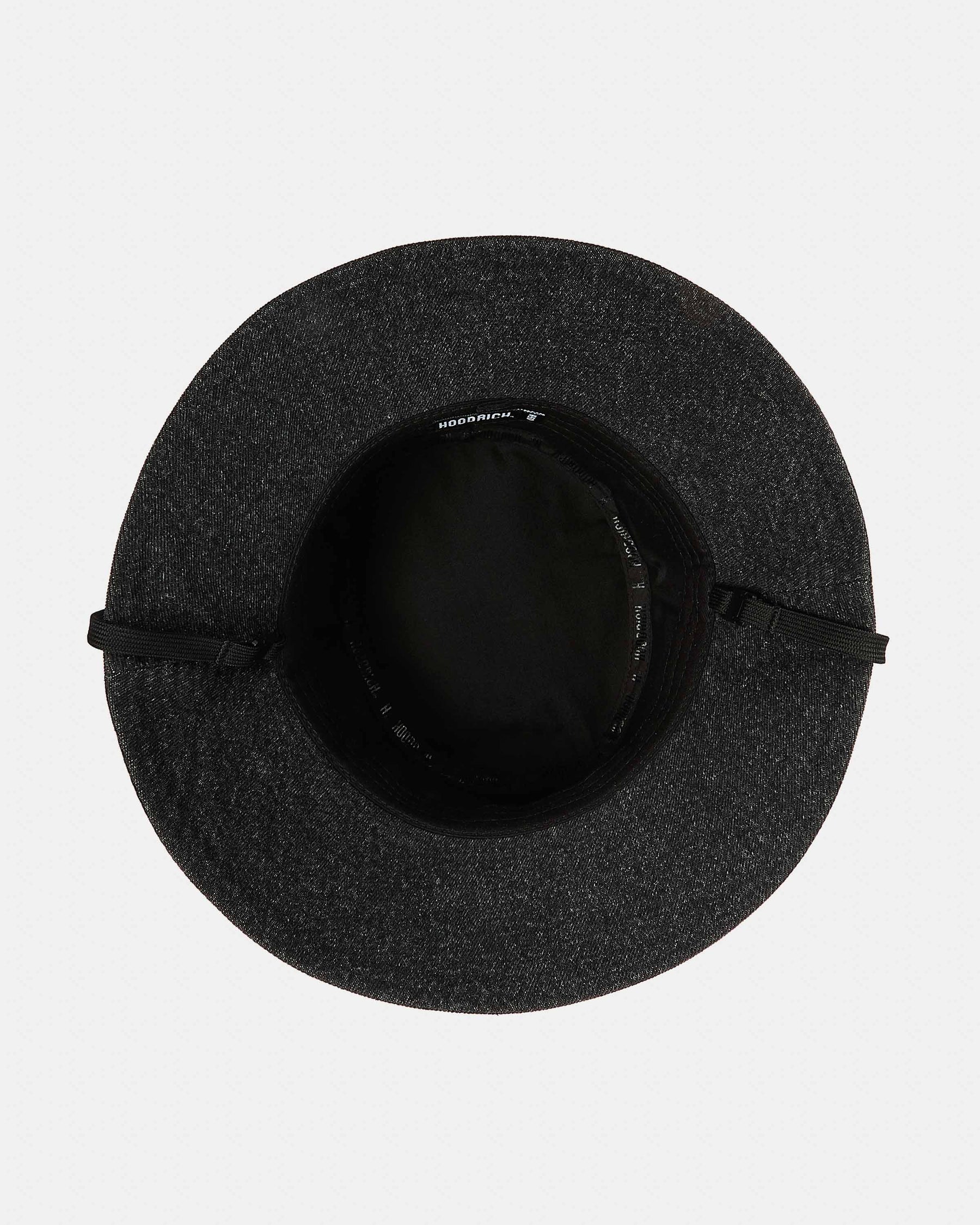 Denim bucket hat inside