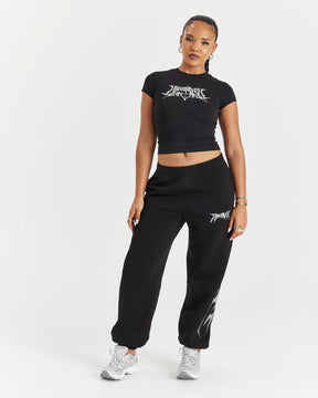 Spark Fitted Tee - Black/Silver